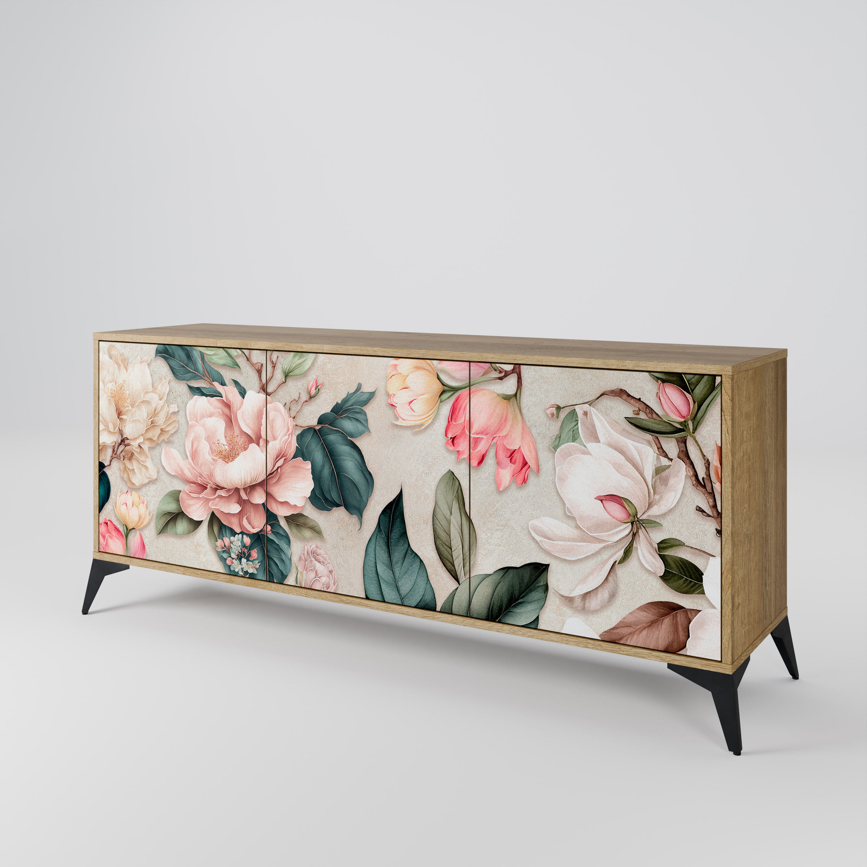 FLORAL GRACE Komoda 3-drzwiowa