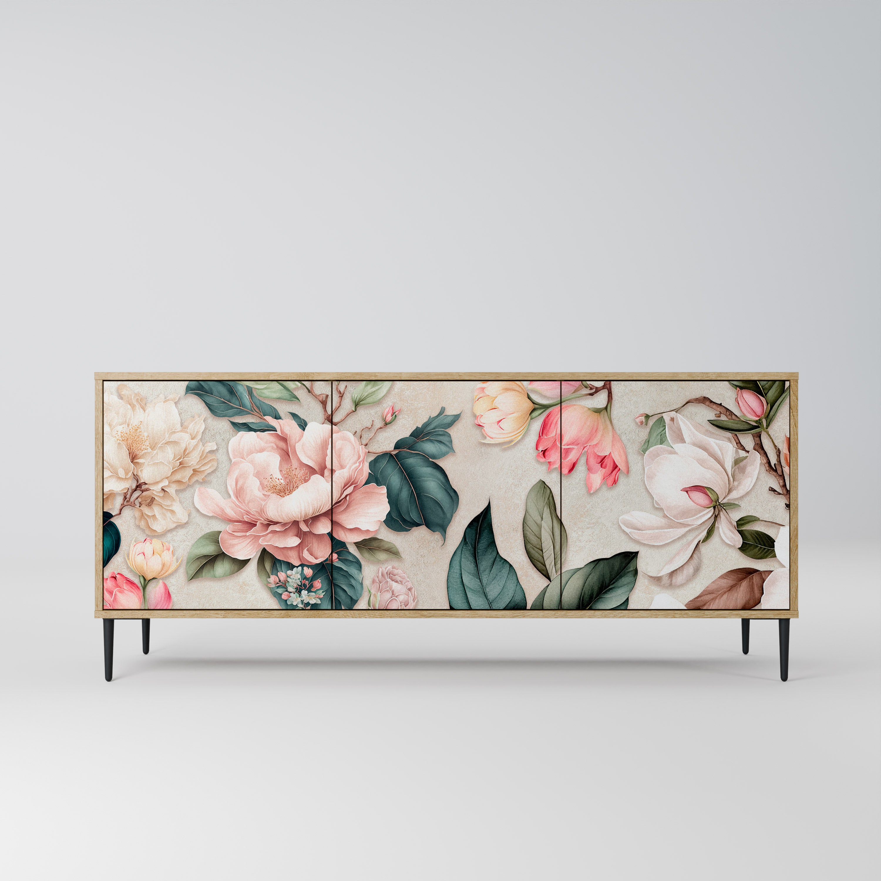 FLORAL GRACE Komoda 3-drzwiowa