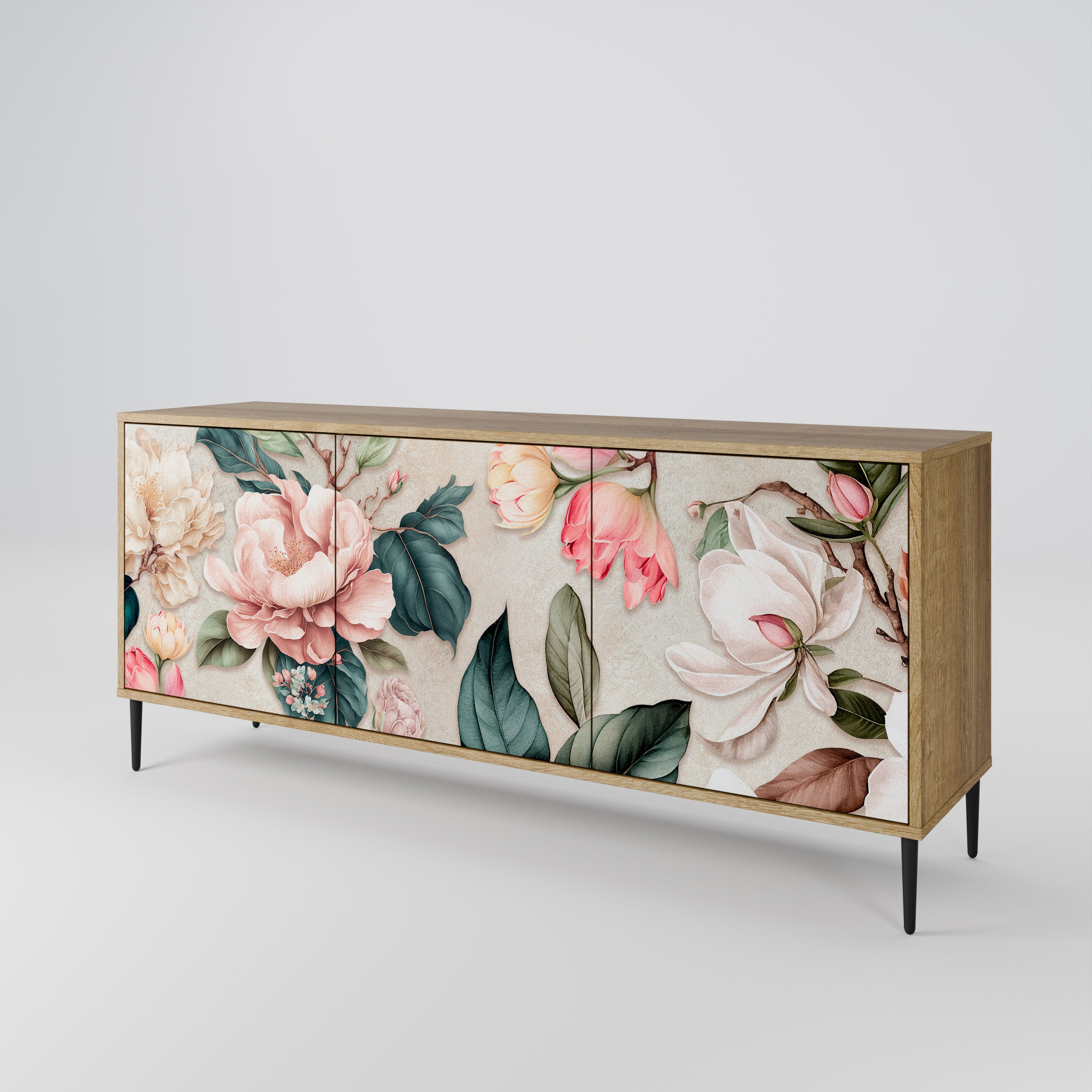 FLORAL GRACE Komoda 3-drzwiowa