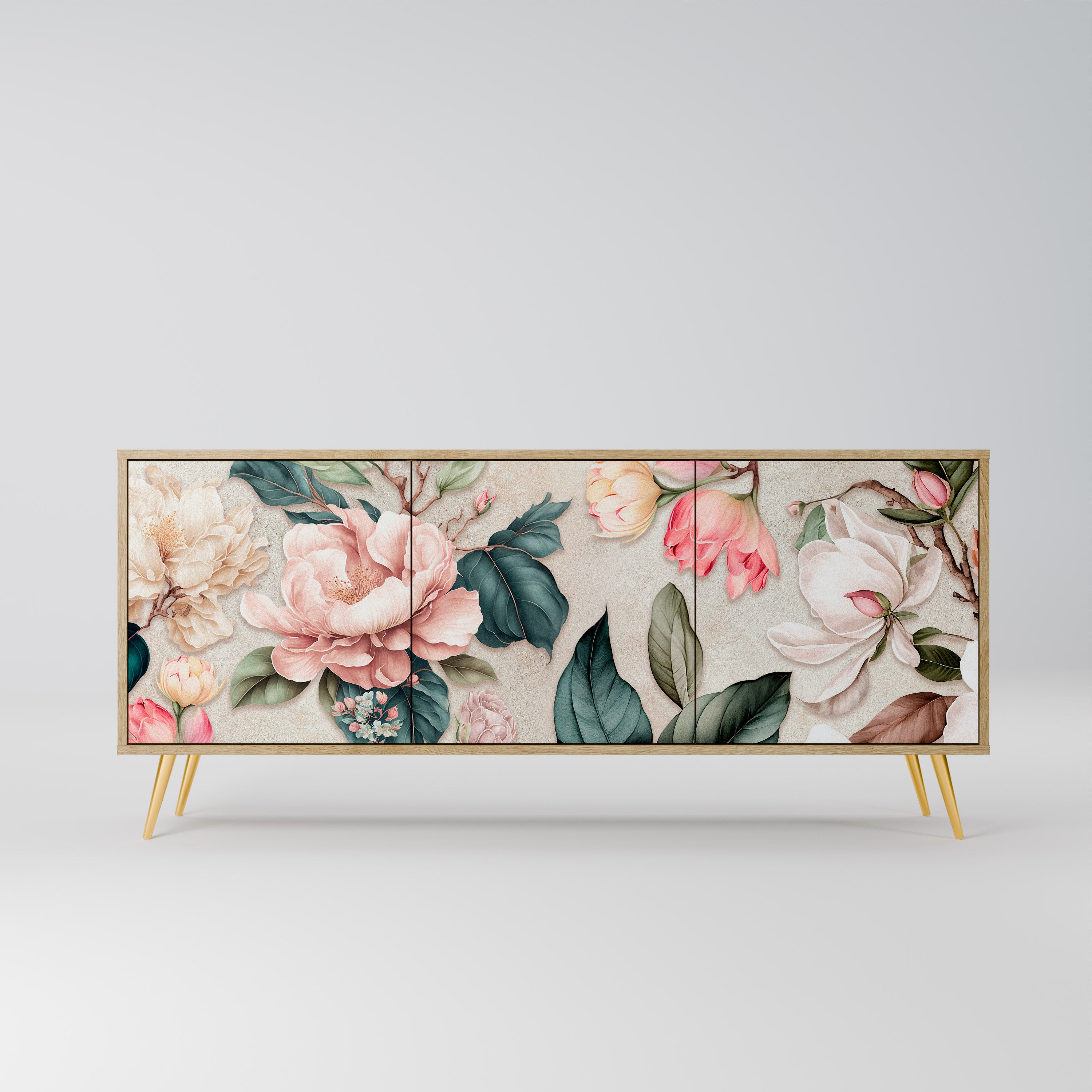 FLORAL GRACE Komoda 3-drzwiowa