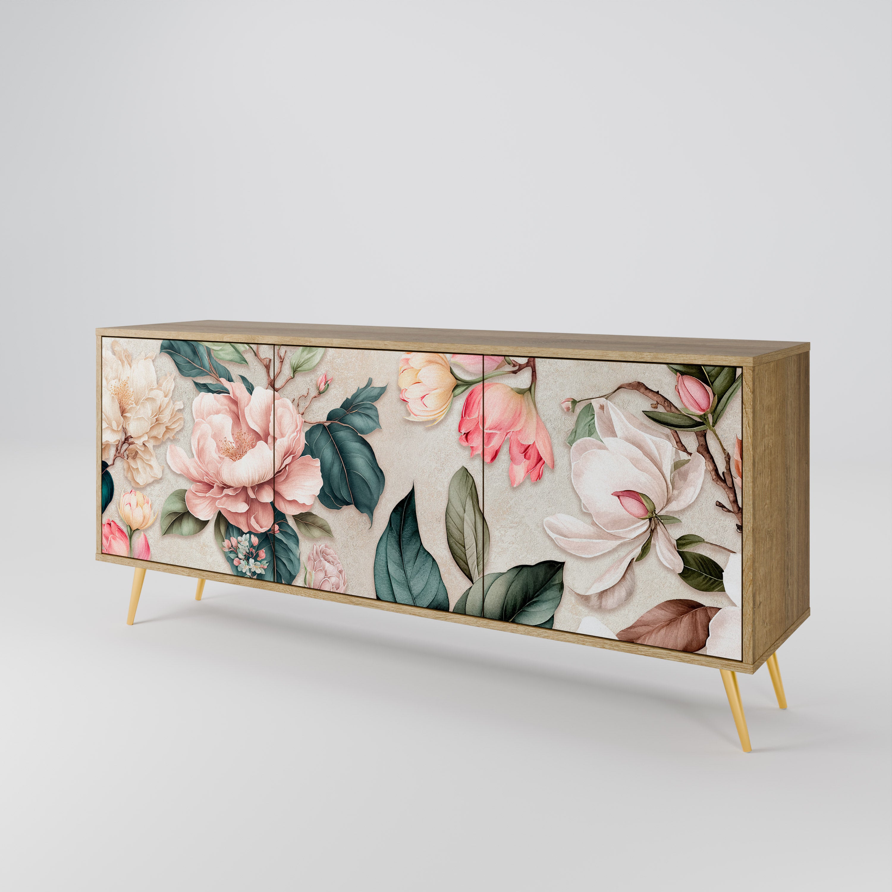 FLORAL GRACE Komoda 3-drzwiowa