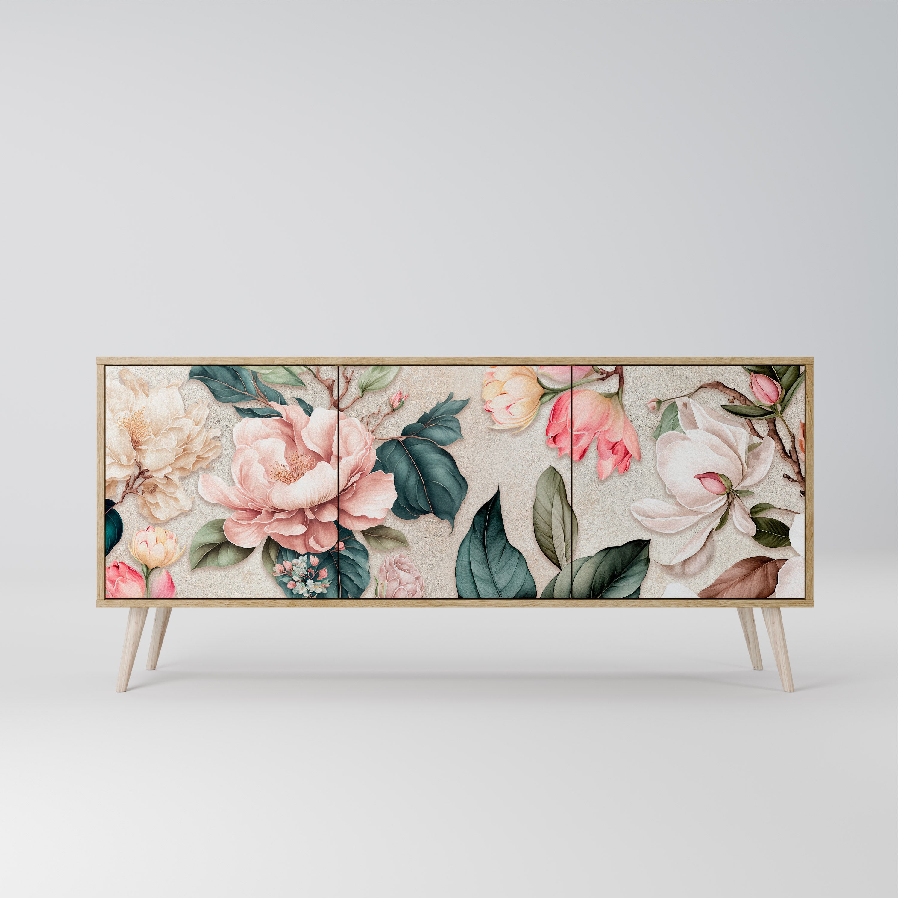 FLORAL GRACE Komoda 3-drzwiowa
