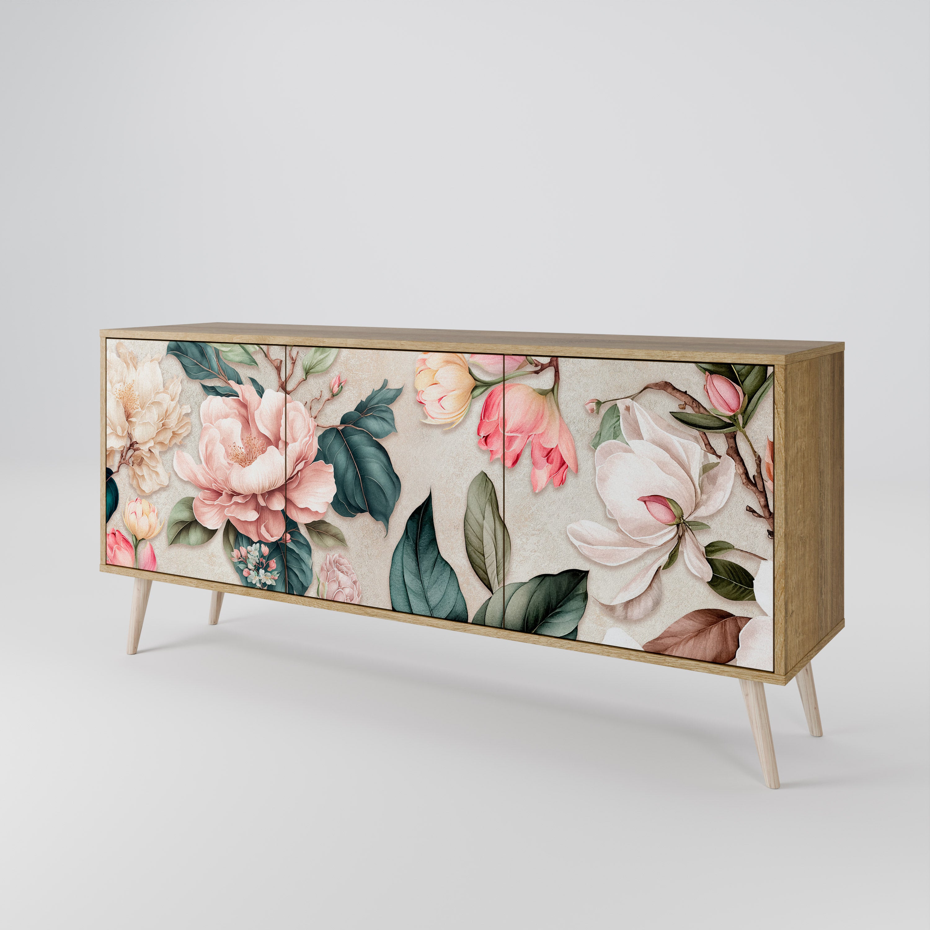 FLORAL GRACE Komoda 3-drzwiowa
