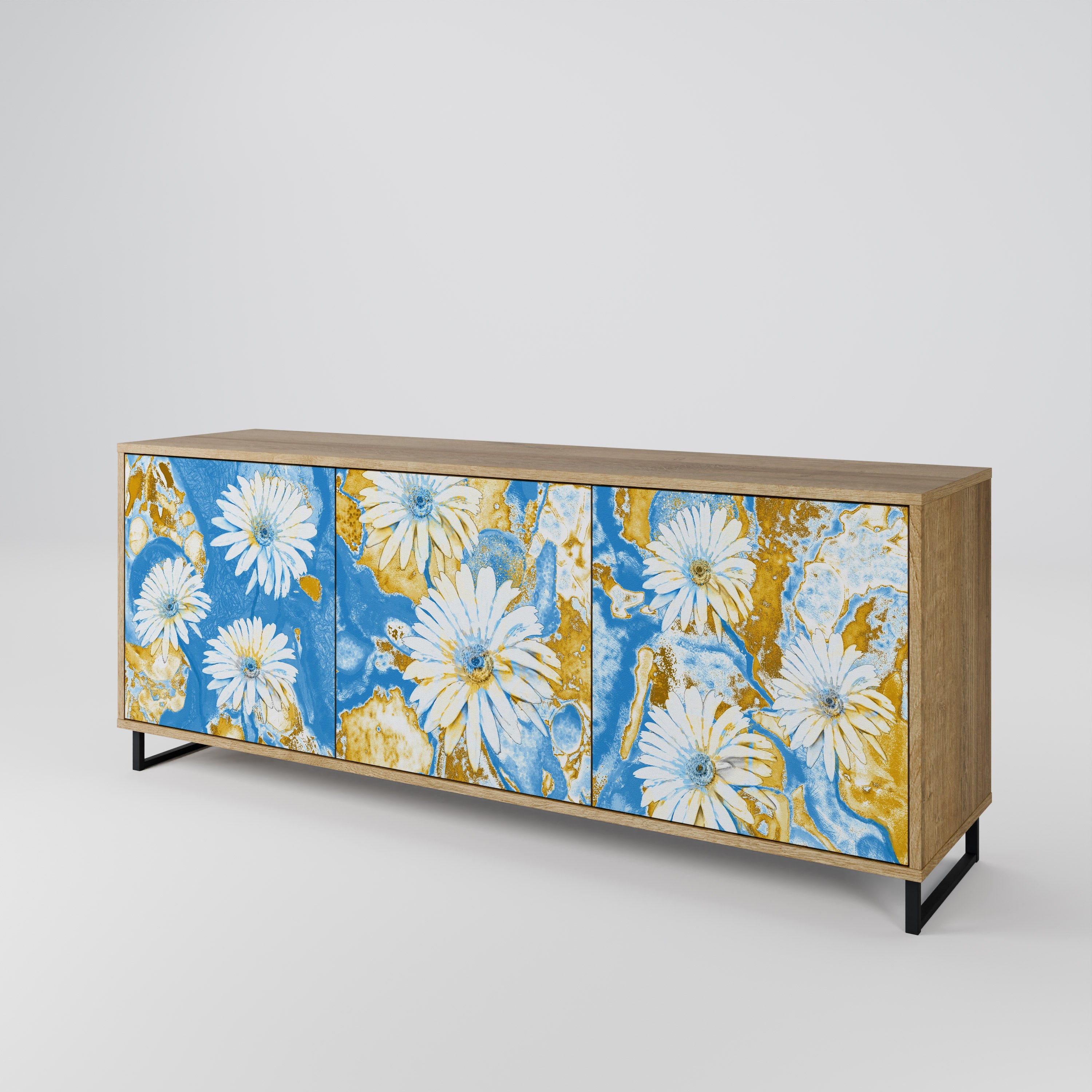 DAISY LUXE Komoda 3-drzwiowa