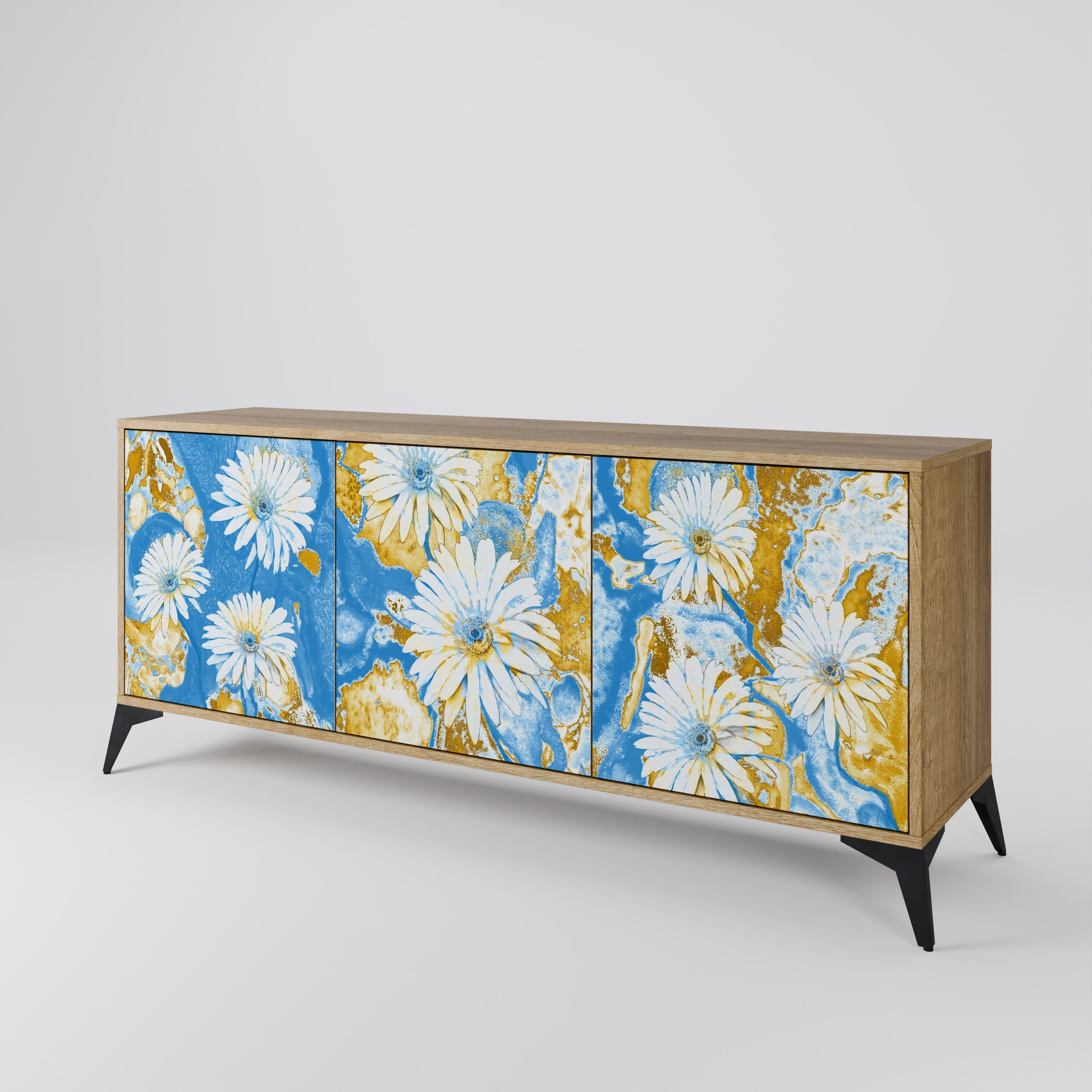 DAISY LUXE Komoda 3-drzwiowa