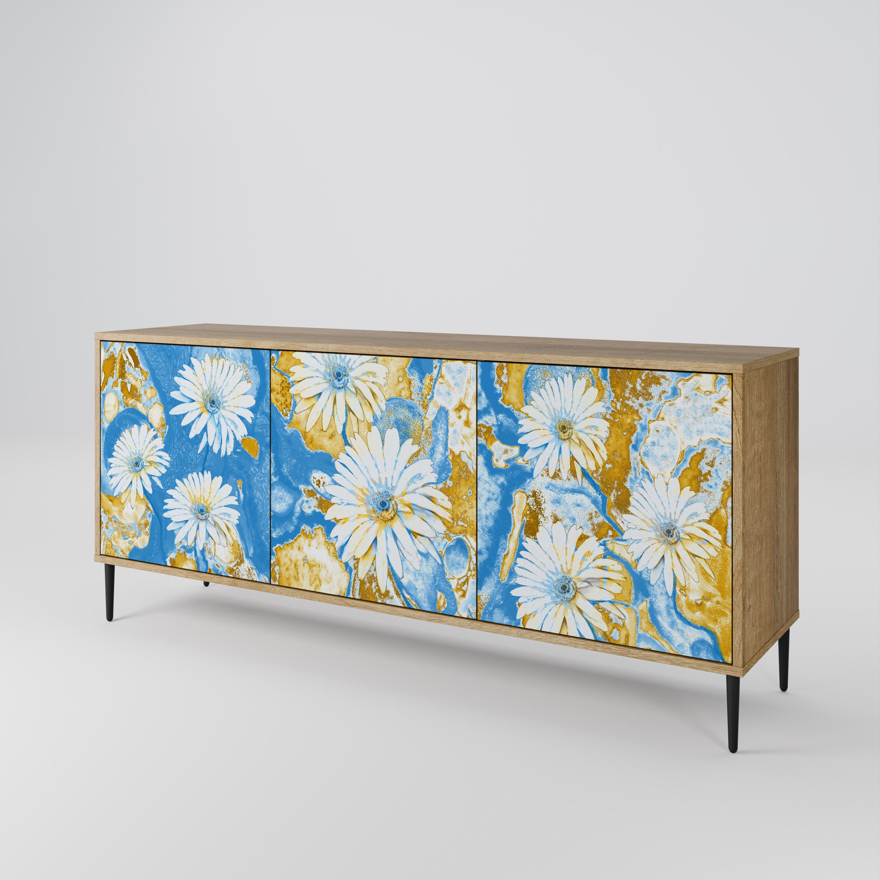 DAISY LUXE Komoda 3-drzwiowa