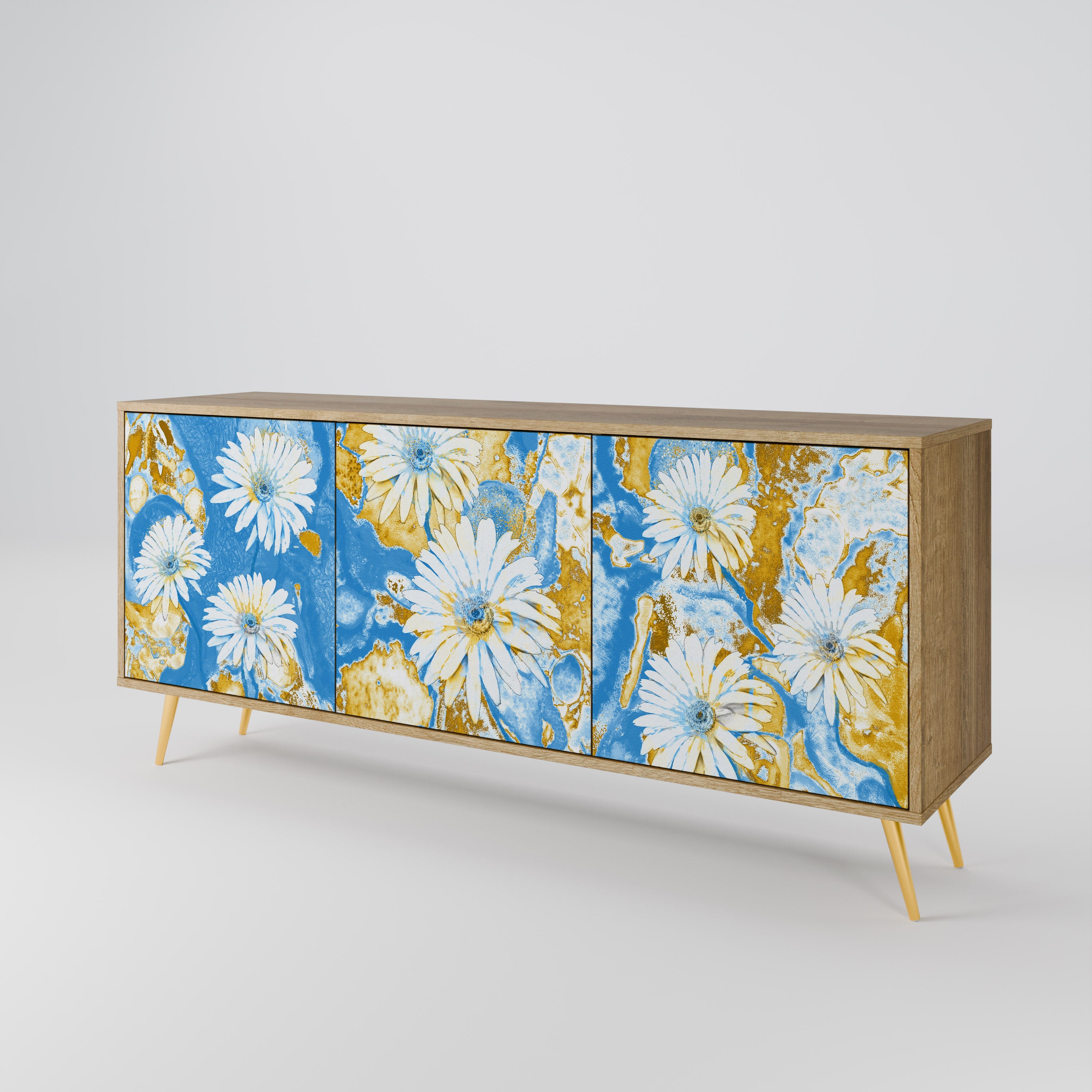 DAISY LUXE Komoda 3-drzwiowa