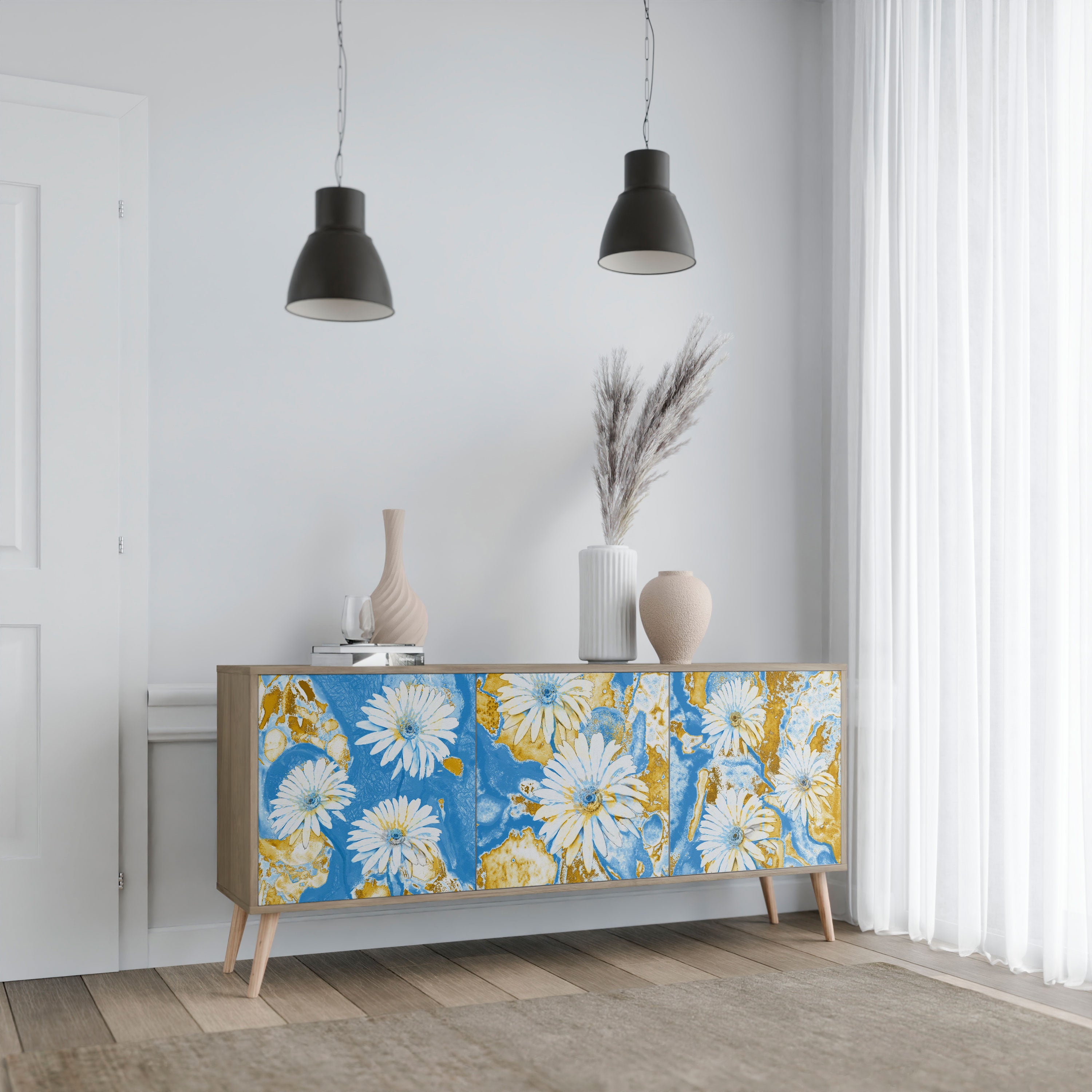 DAISY LUXE Komoda 3-drzwiowa