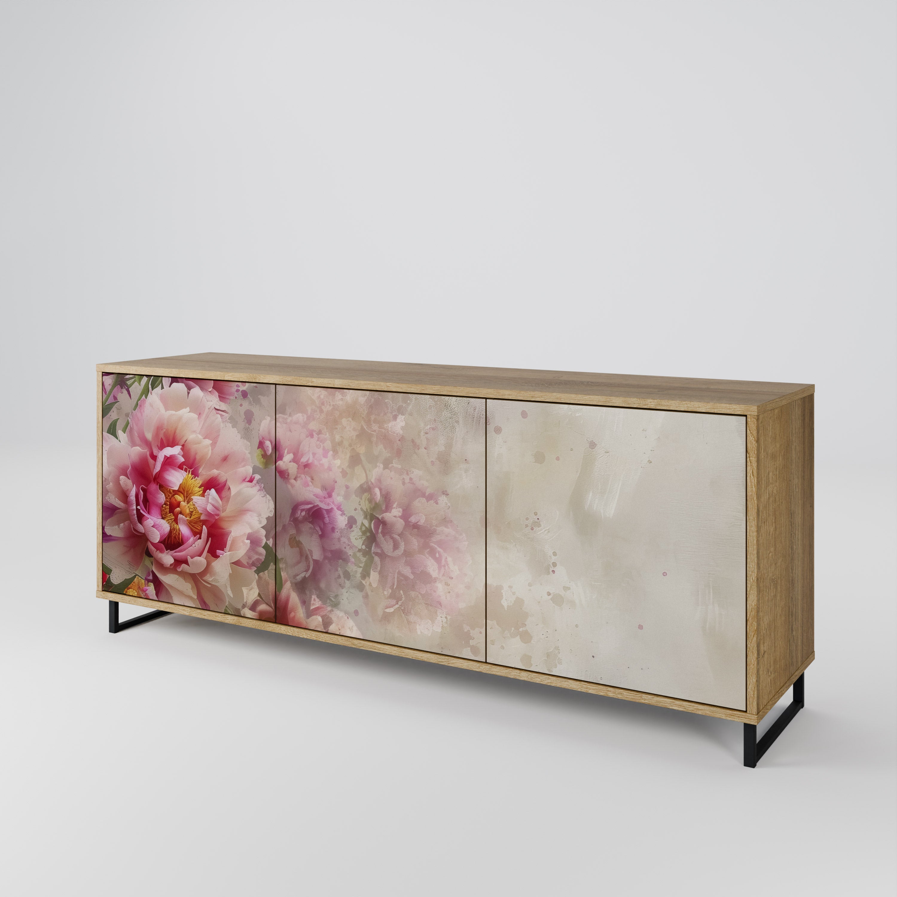 PEONY WHISPER Komoda 3-drzwiowa