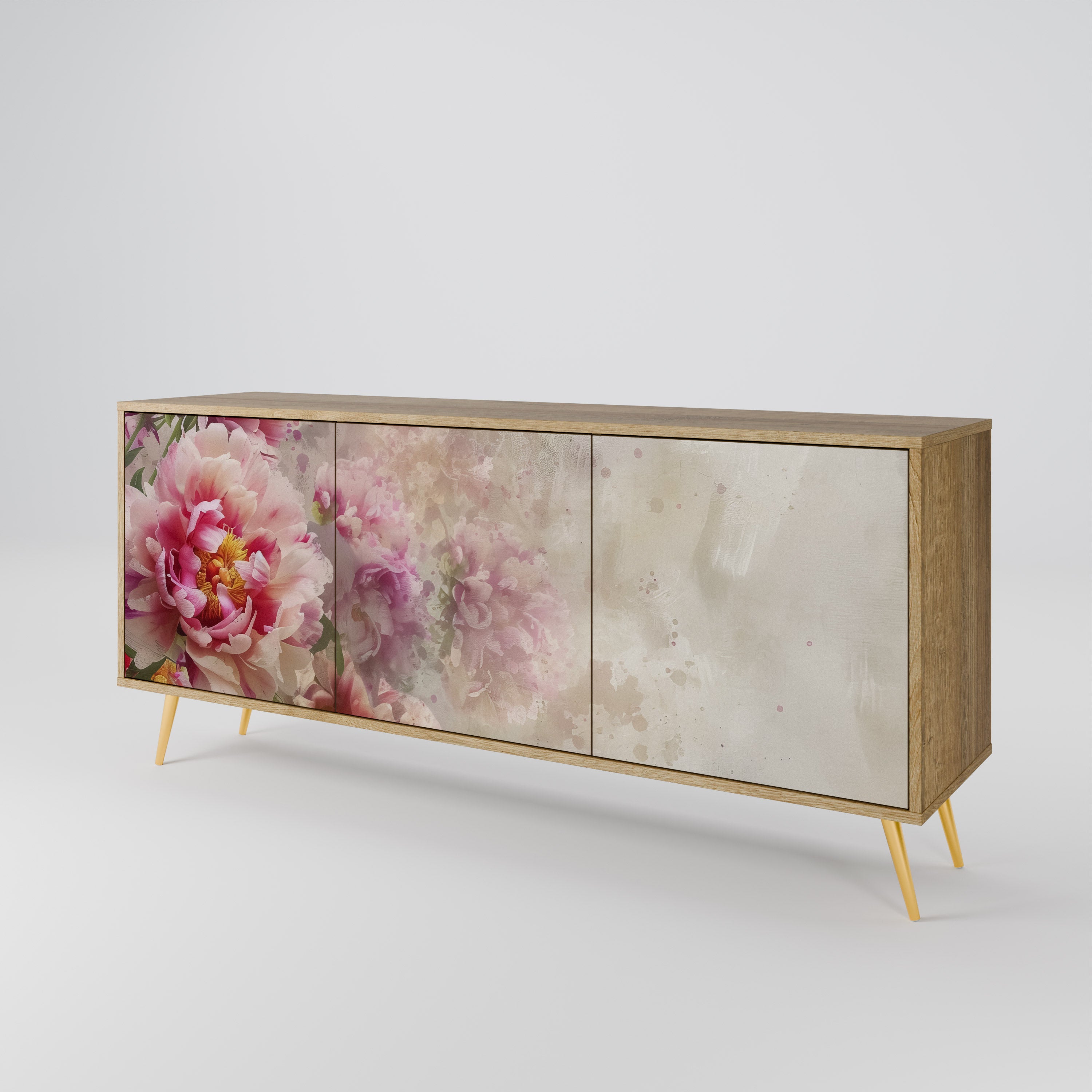 PEONY WHISPER Komoda 3-drzwiowa