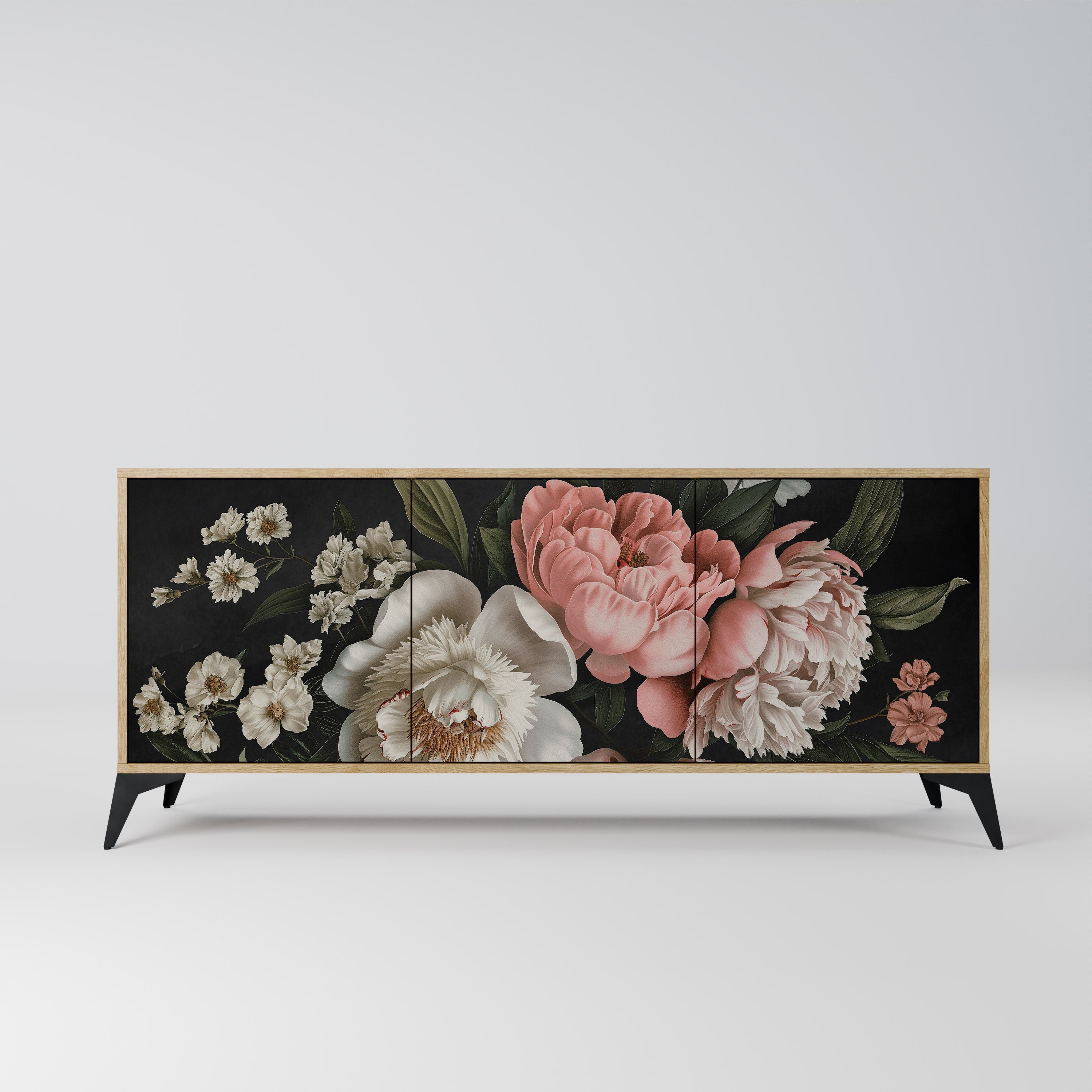 LUSH ELEGANCE Komoda 3-drzwiowa