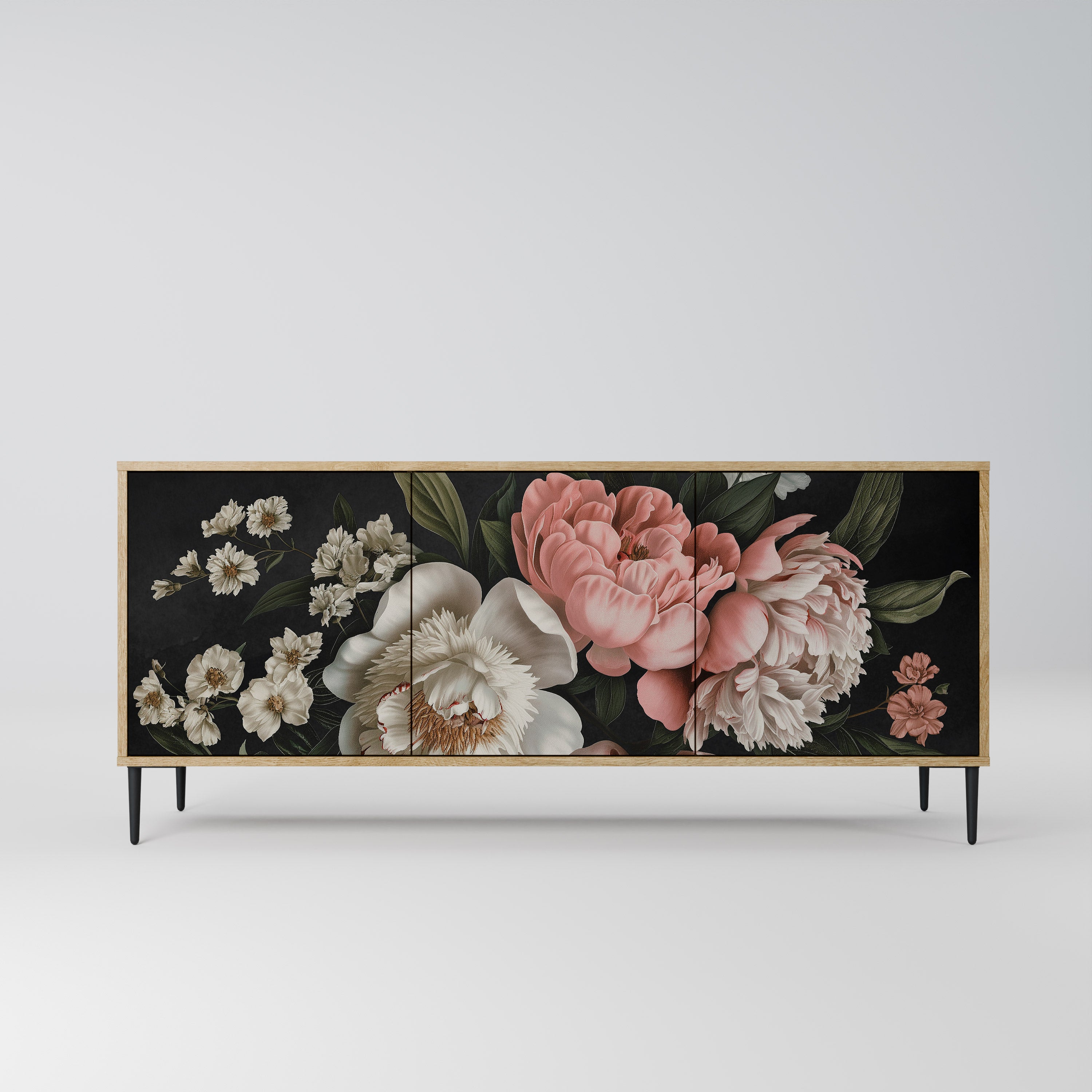 LUSH ELEGANCE Komoda 3-drzwiowa