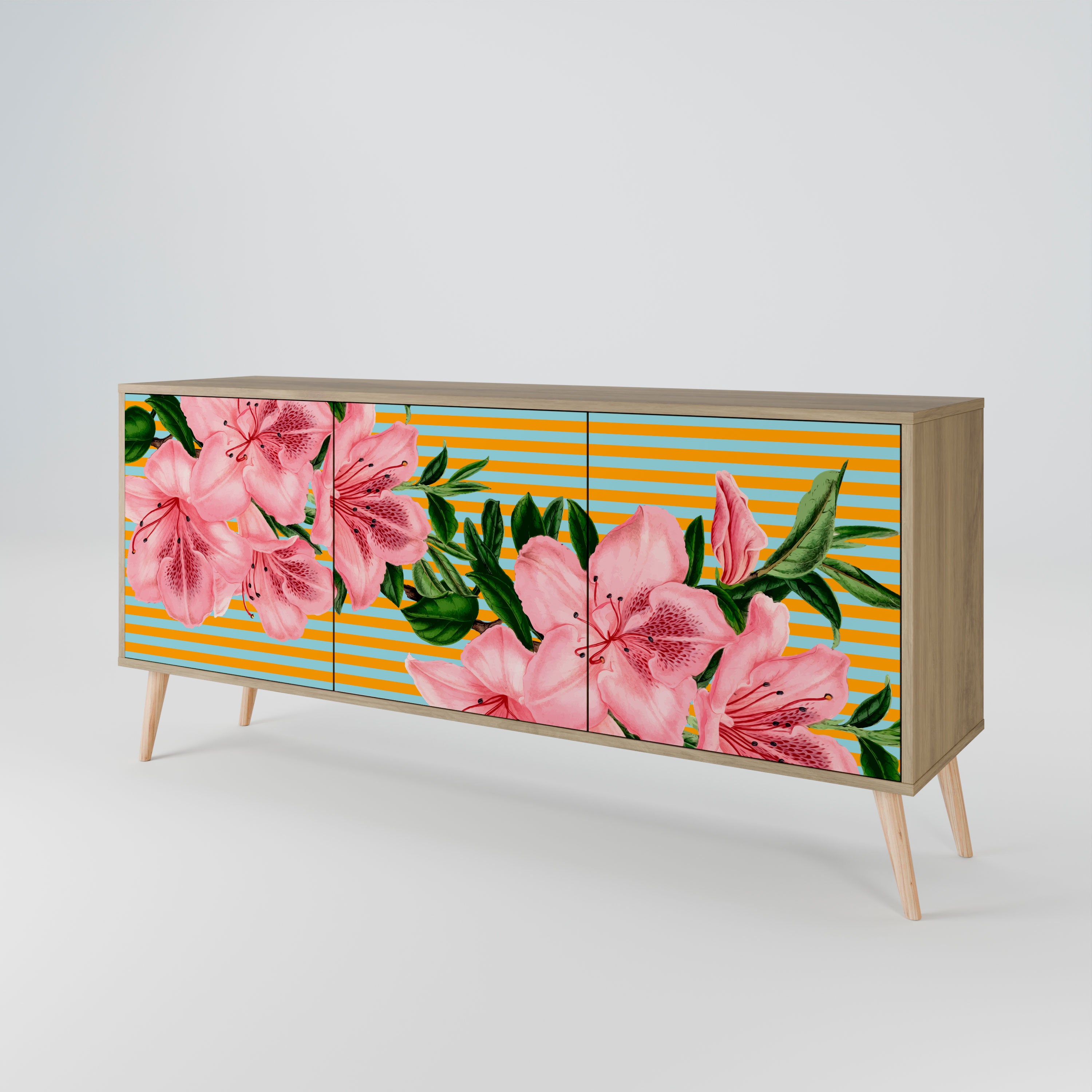 FRAGILE BEAUTY Komoda 3-drzwiowa