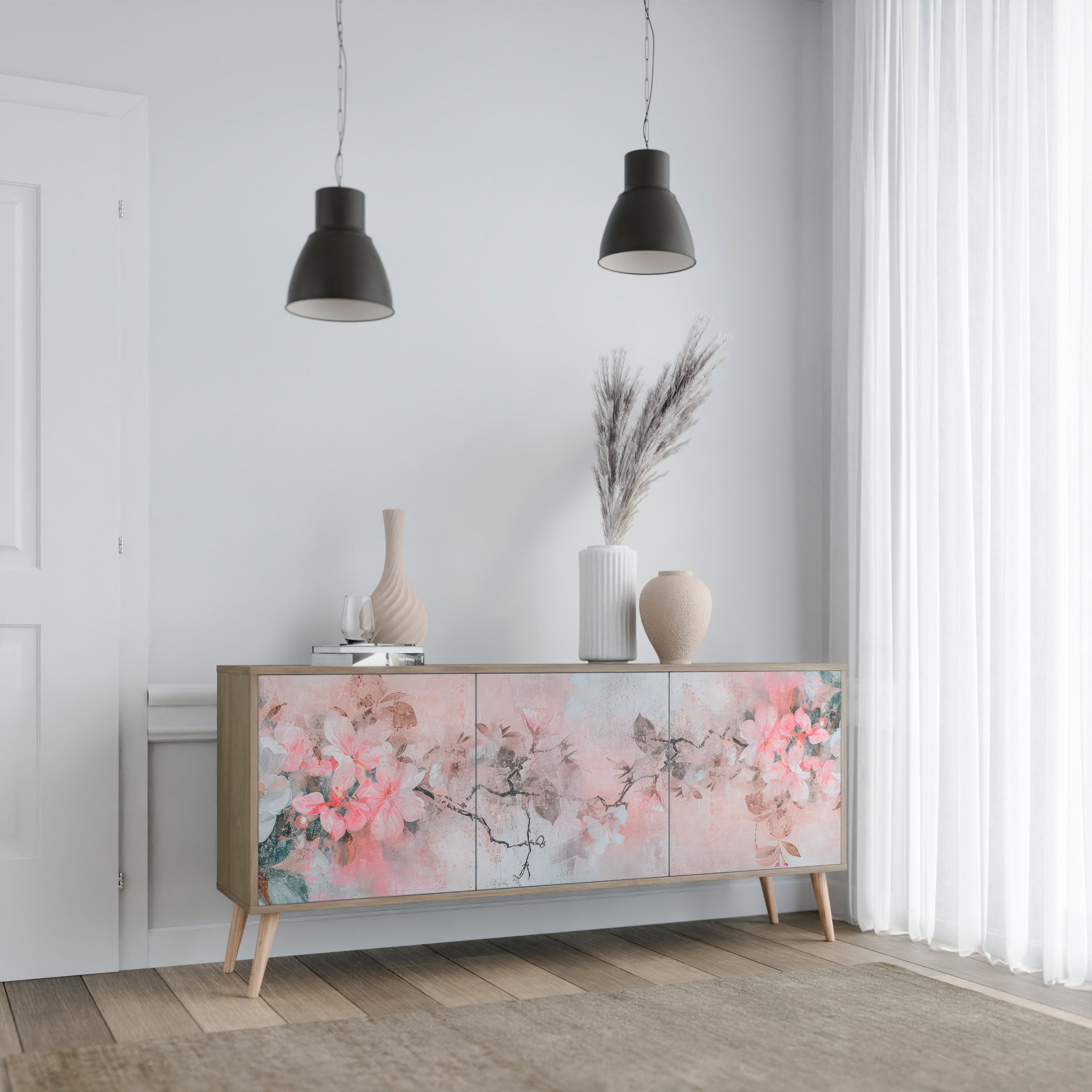 CHERRY BLOSSOM Komoda 3-drzwiowa