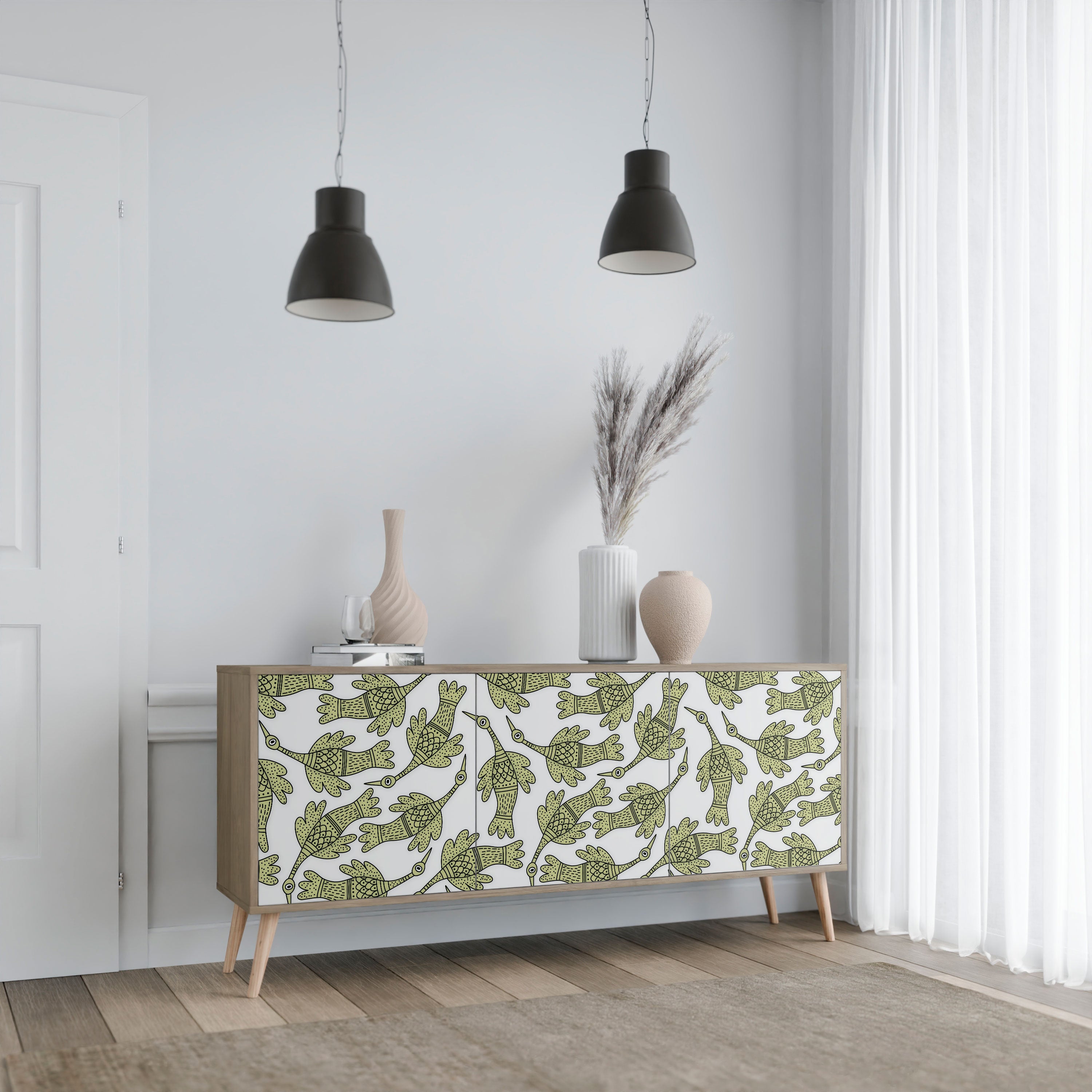 SEEDLING SONGBIRD Komoda 3-drzwiowa