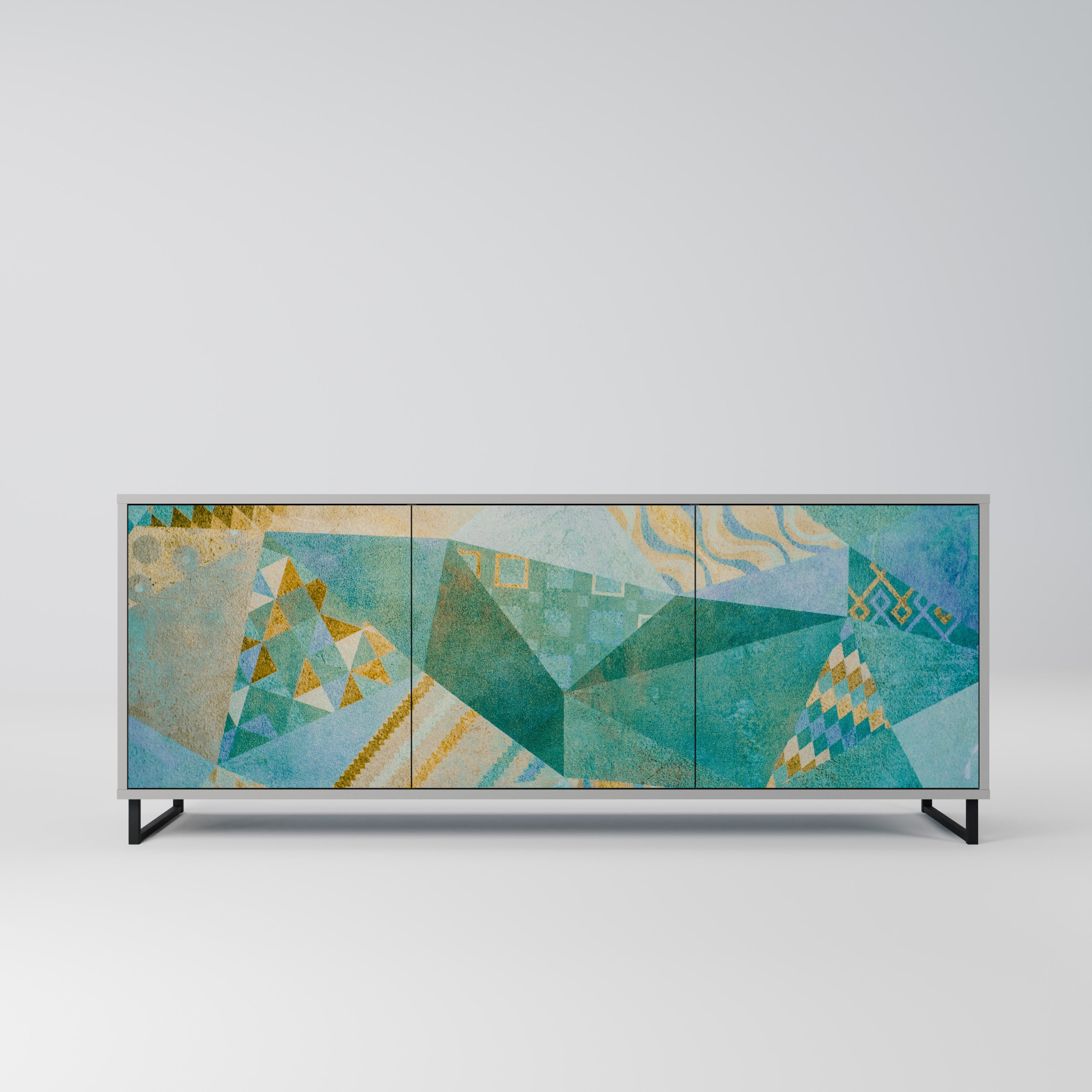 SPECTRUM SPLENDOR Komoda 3-drzwiowa korpus Szary