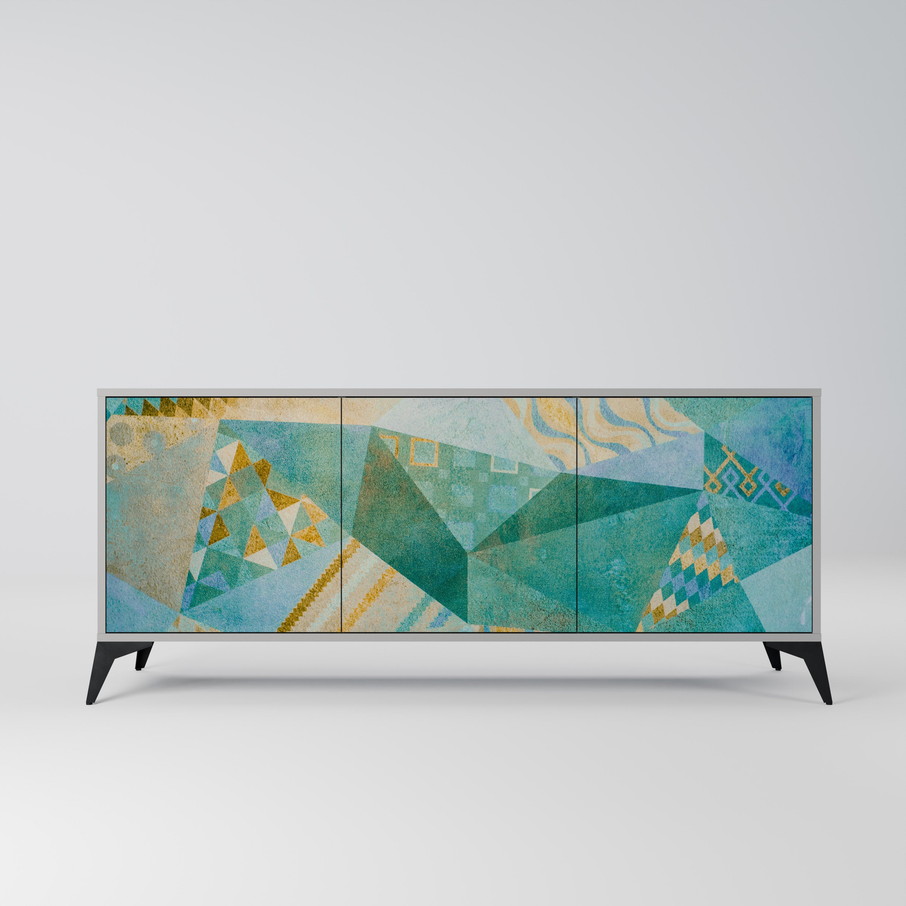 SPECTRUM SPLENDOR Komoda 3-drzwiowa korpus Szary