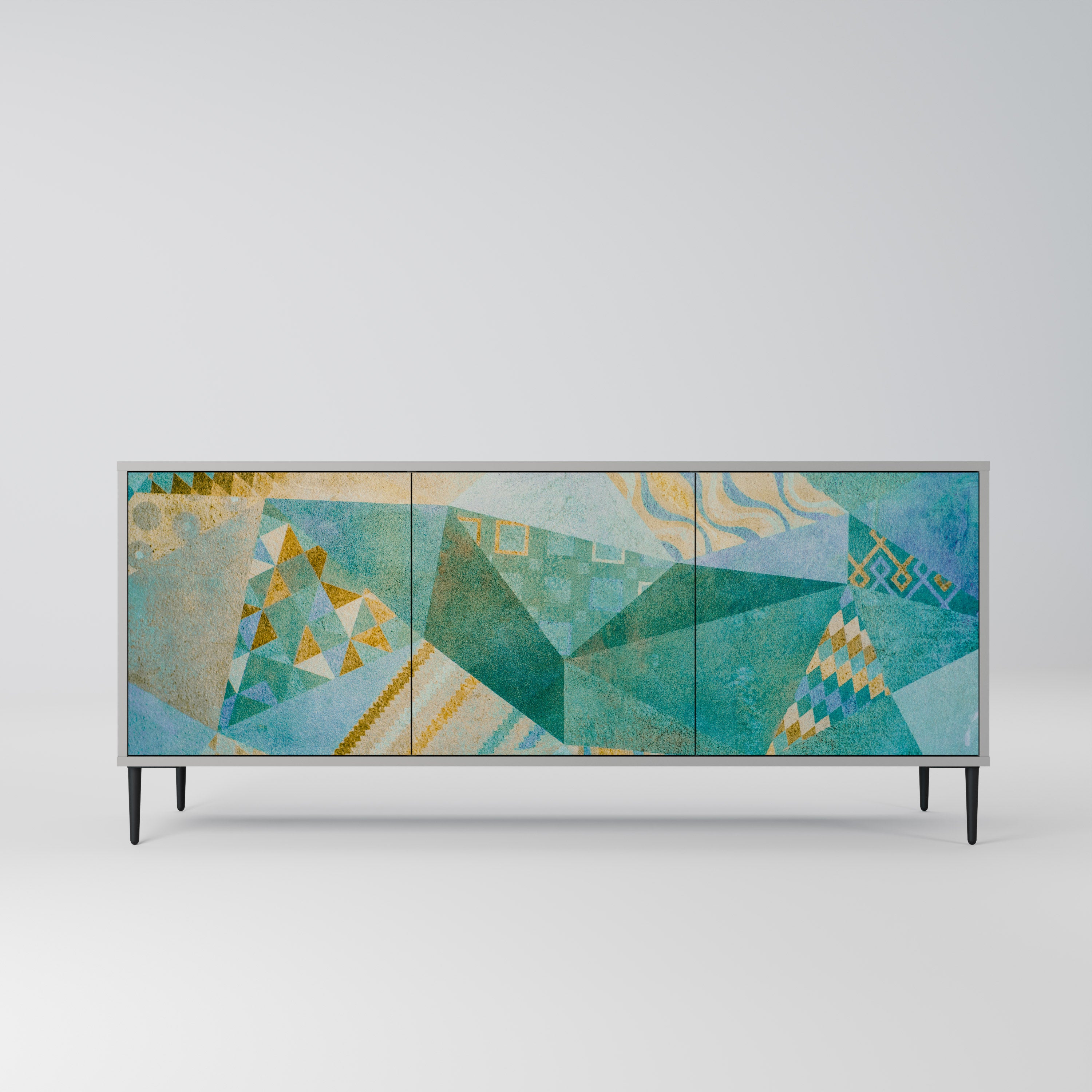 SPECTRUM SPLENDOR Komoda 3-drzwiowa korpus Szary