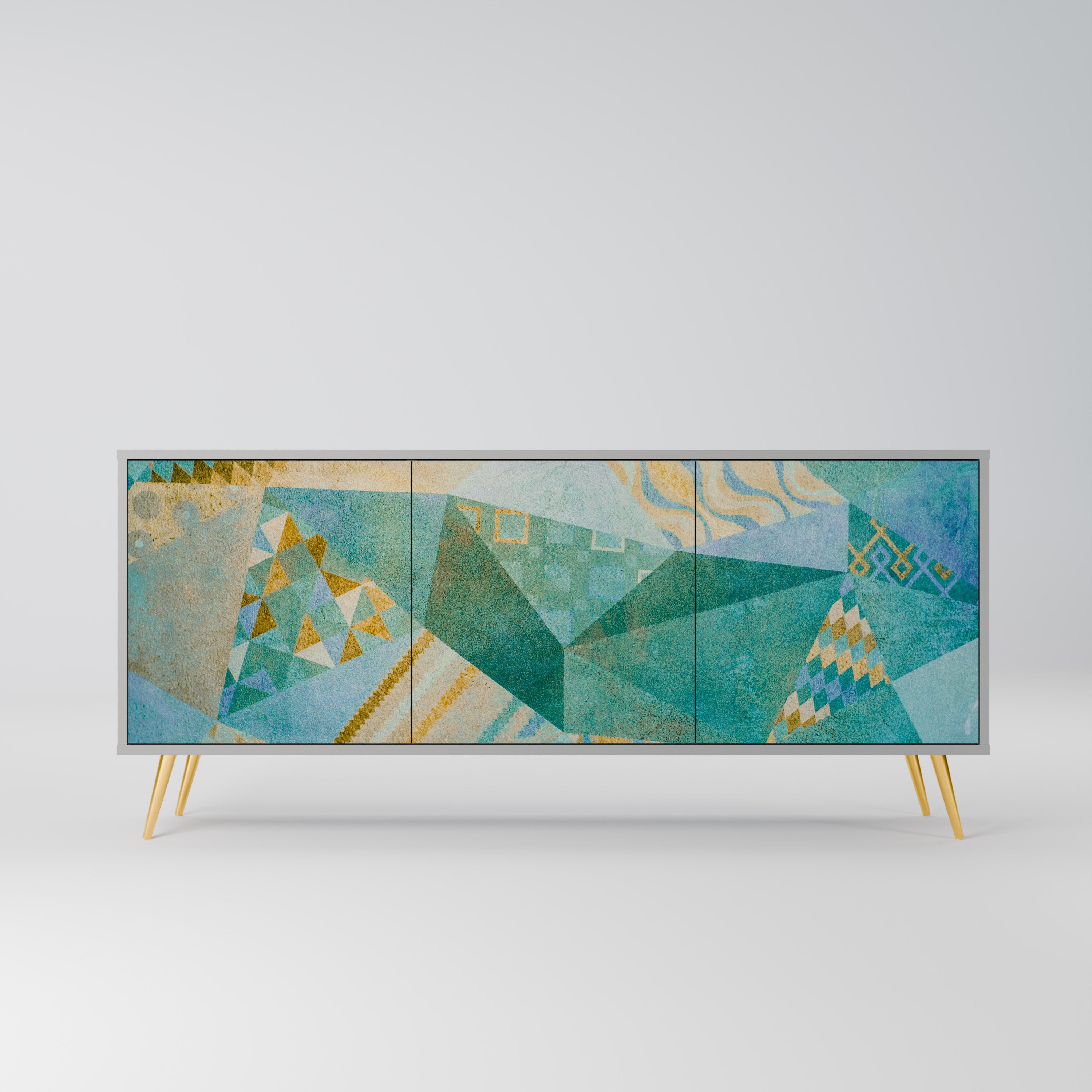SPECTRUM SPLENDOR Komoda 3-drzwiowa korpus Szary