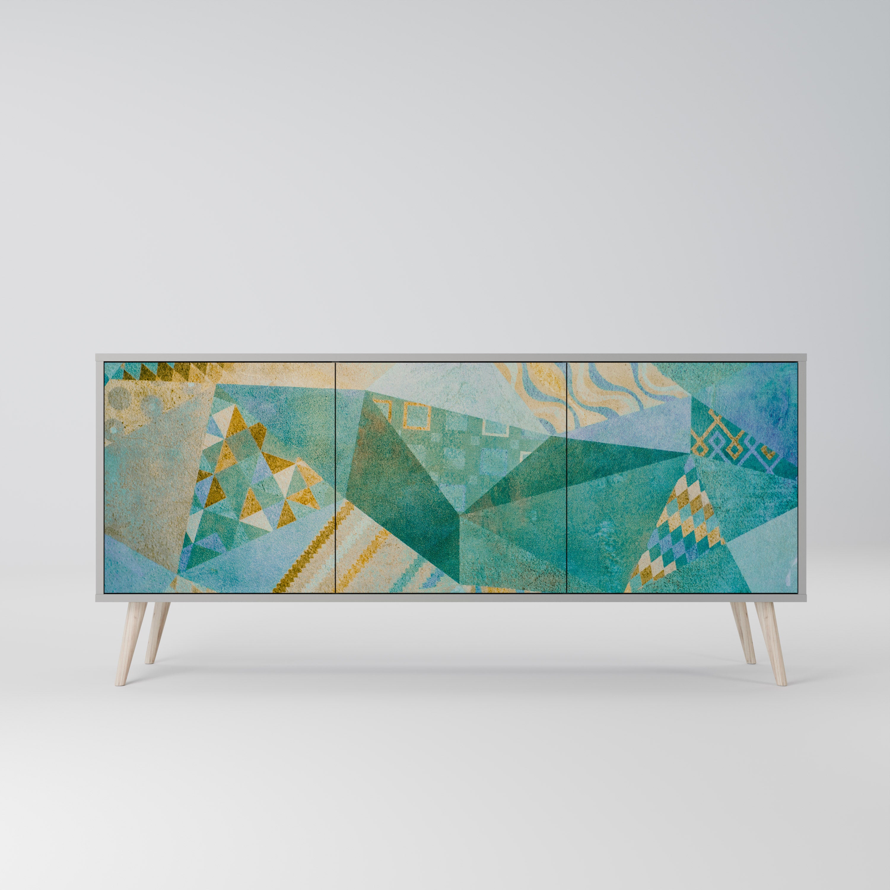 SPECTRUM SPLENDOR Komoda 3-drzwiowa korpus Szary