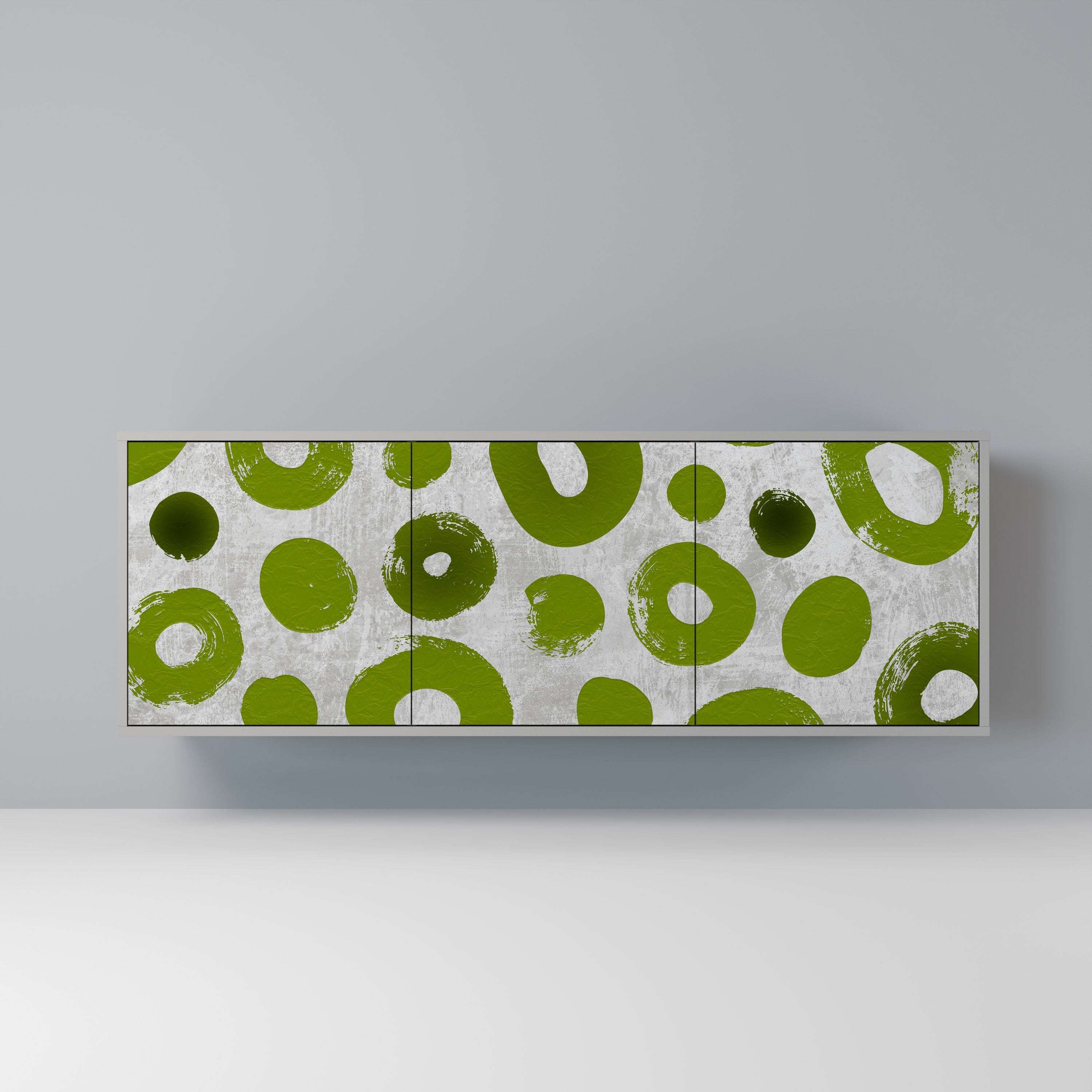 GREEN RHAPSODY Komoda 3-drzwiowa korpus Szary