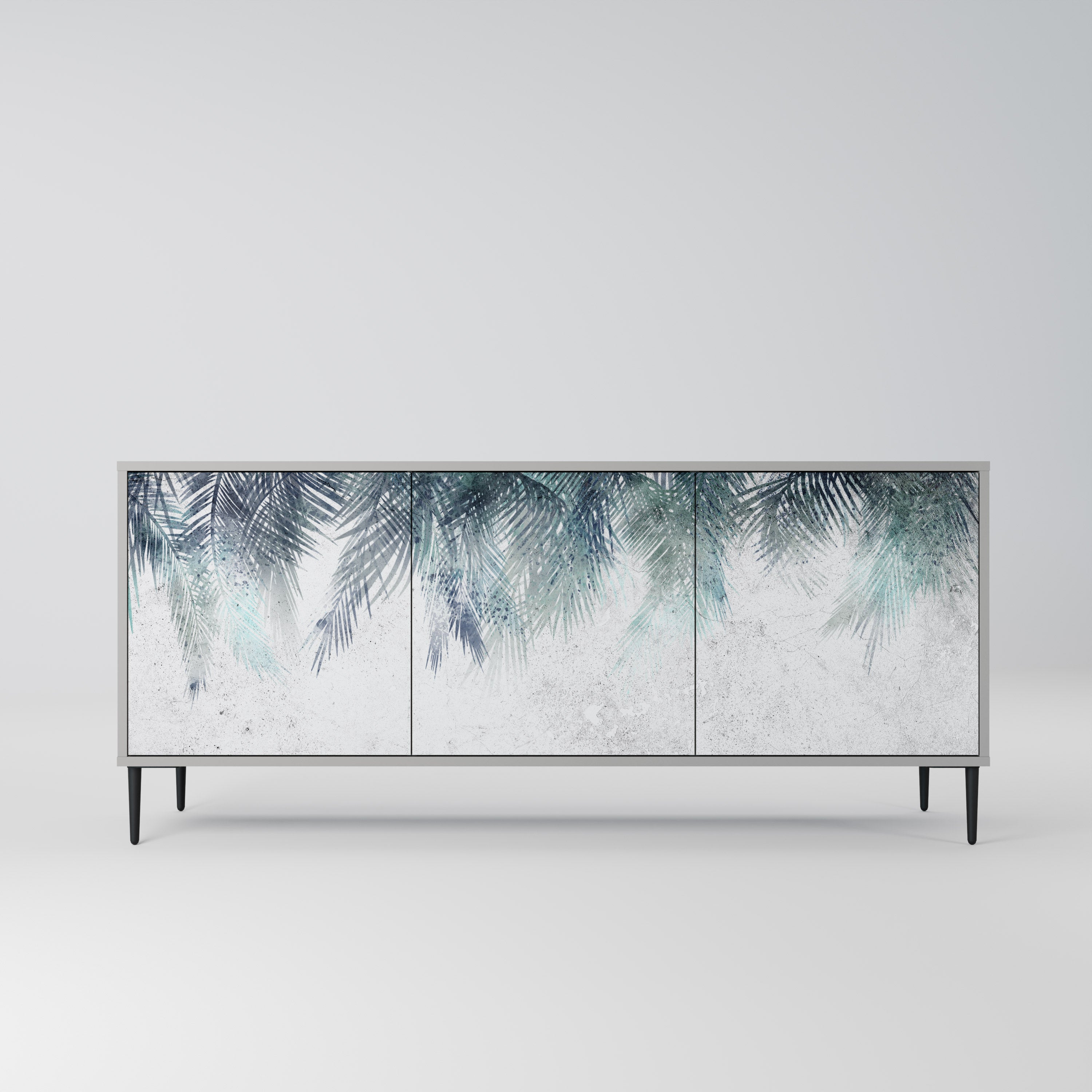 PALM VEIL Komoda 3-drzwiowa korpus Szary