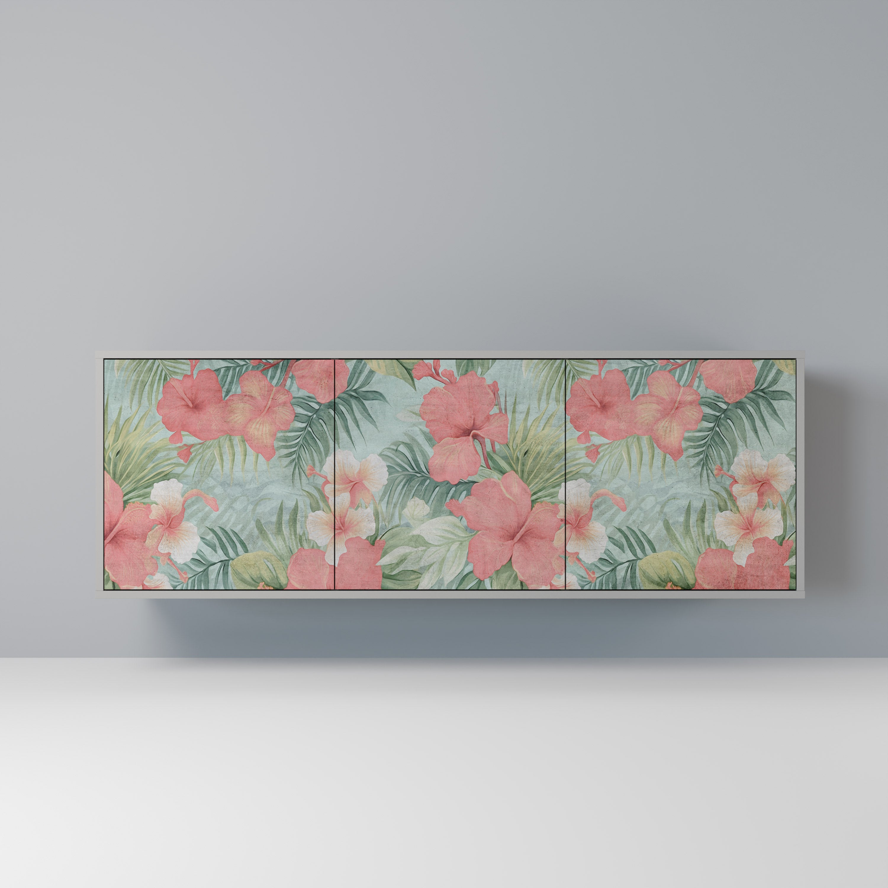 HAWAIIAN SPIRIT Komoda 3-drzwiowa korpus Szary