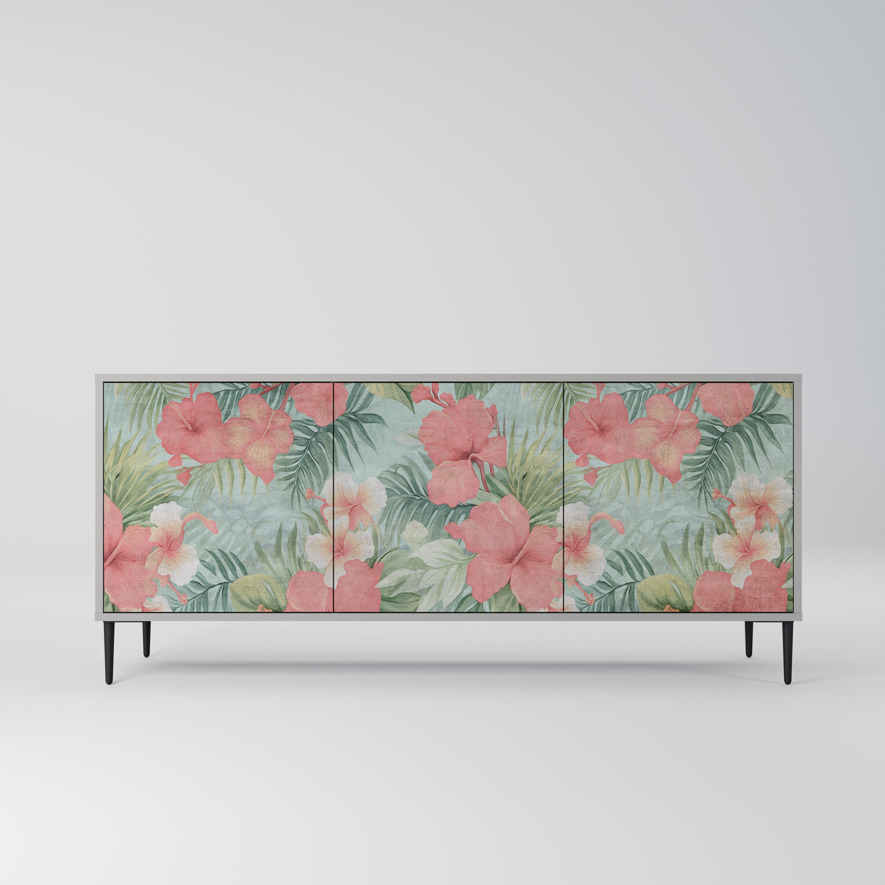 HAWAIIAN SPIRIT Komoda 3-drzwiowa korpus Szary