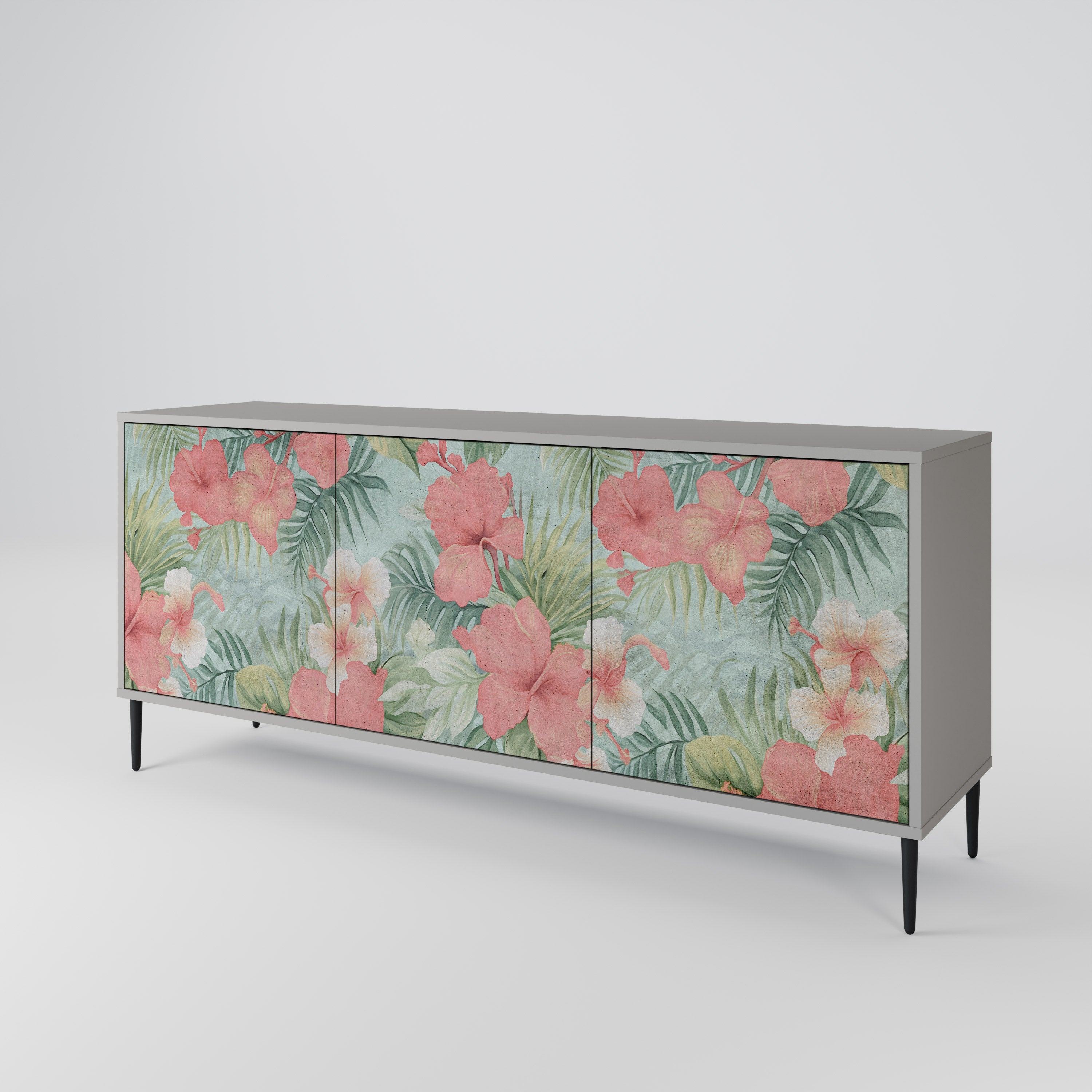 HAWAIIAN SPIRIT Komoda 3-drzwiowa korpus Szary
