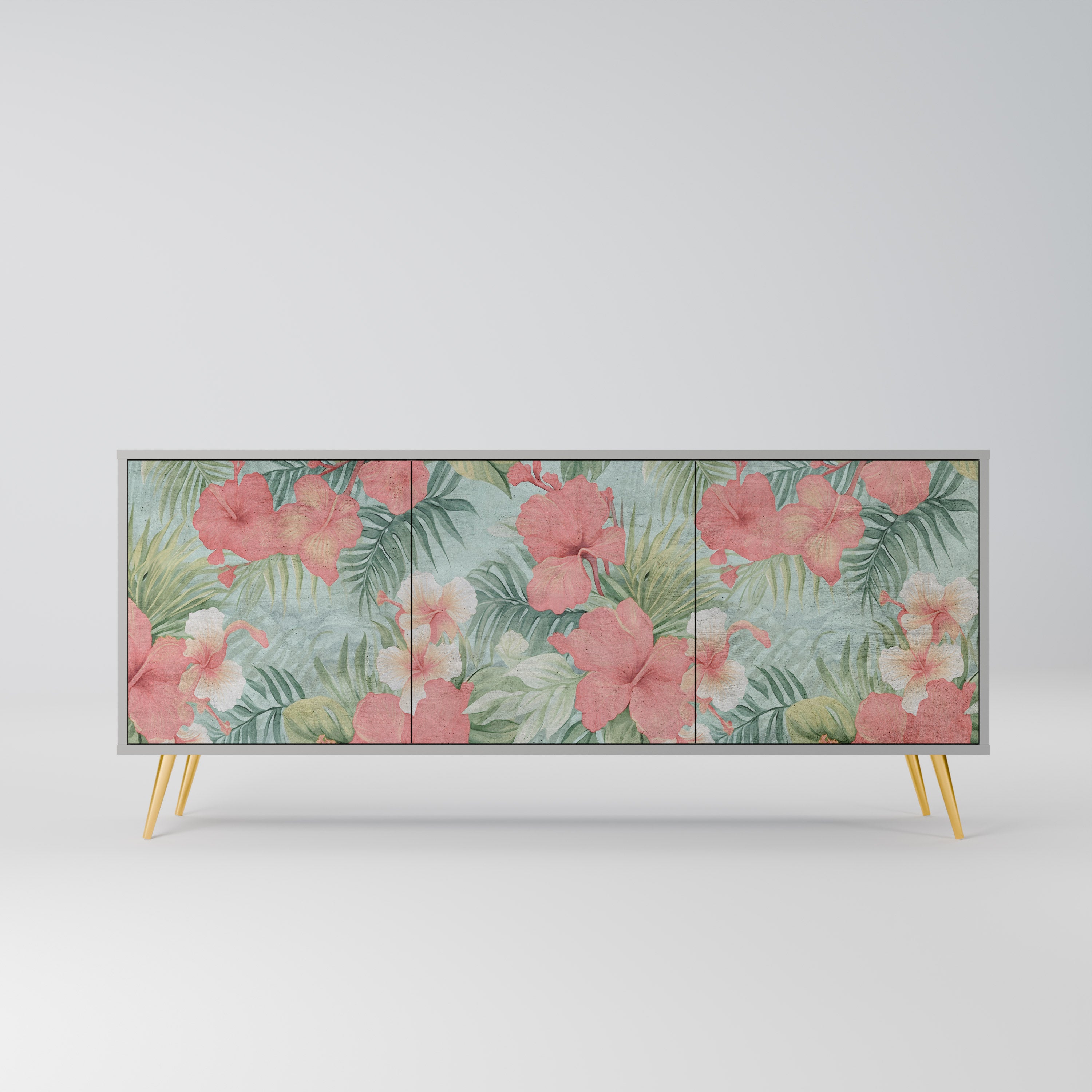 HAWAIIAN SPIRIT Komoda 3-drzwiowa korpus Szary