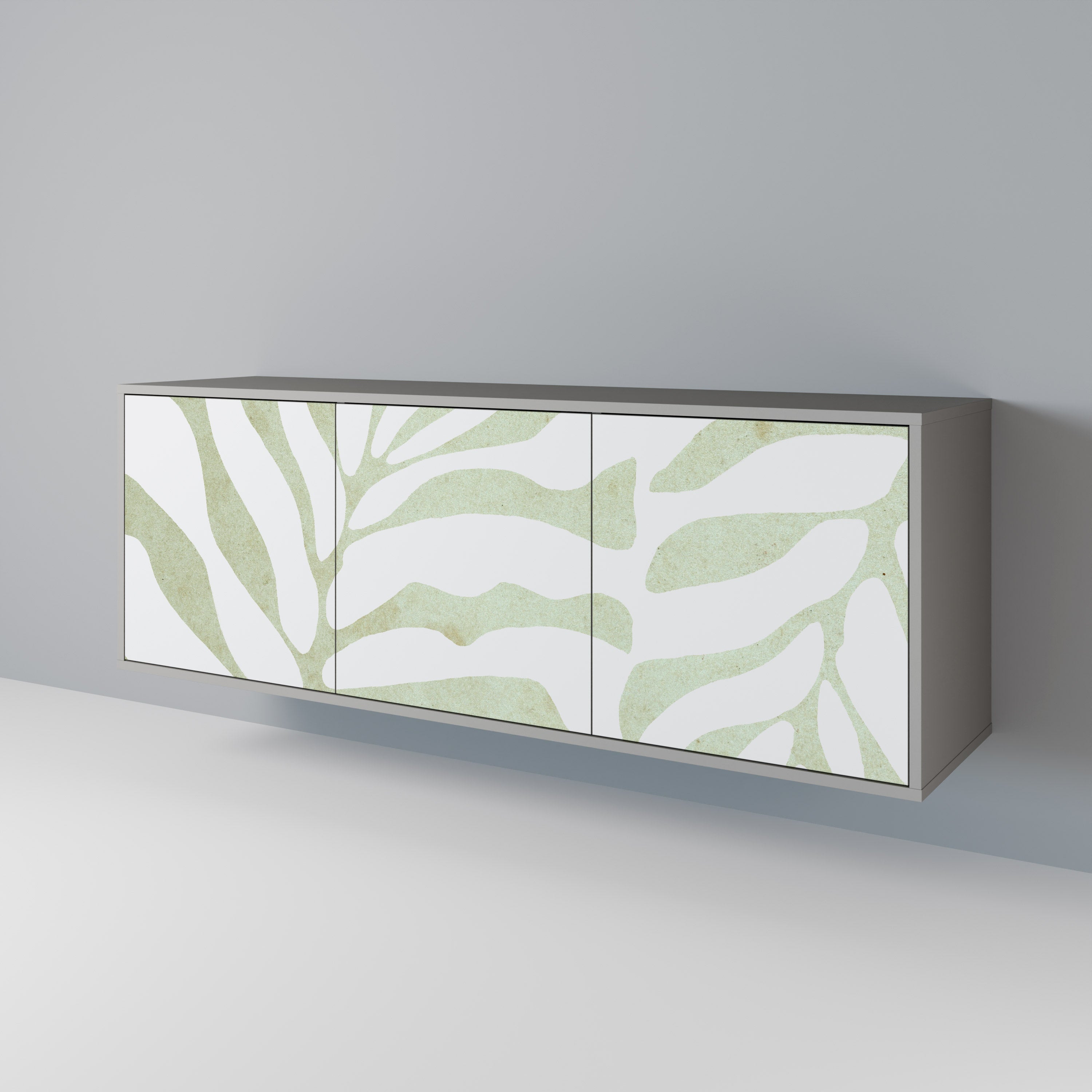 BOTANICAL SPARK Komoda 3-drzwiowa korpus Szary