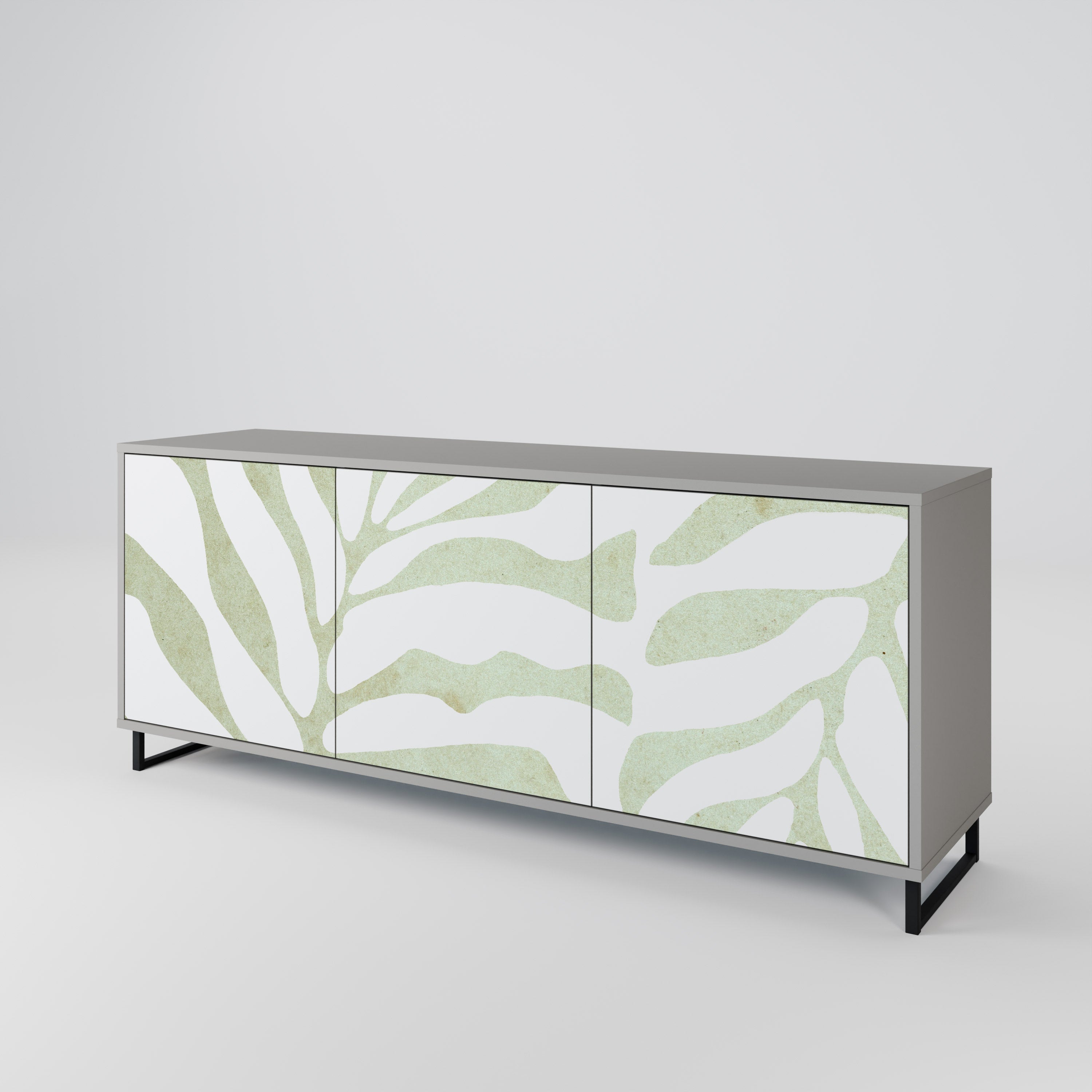 BOTANICAL SPARK Komoda 3-drzwiowa korpus Szary