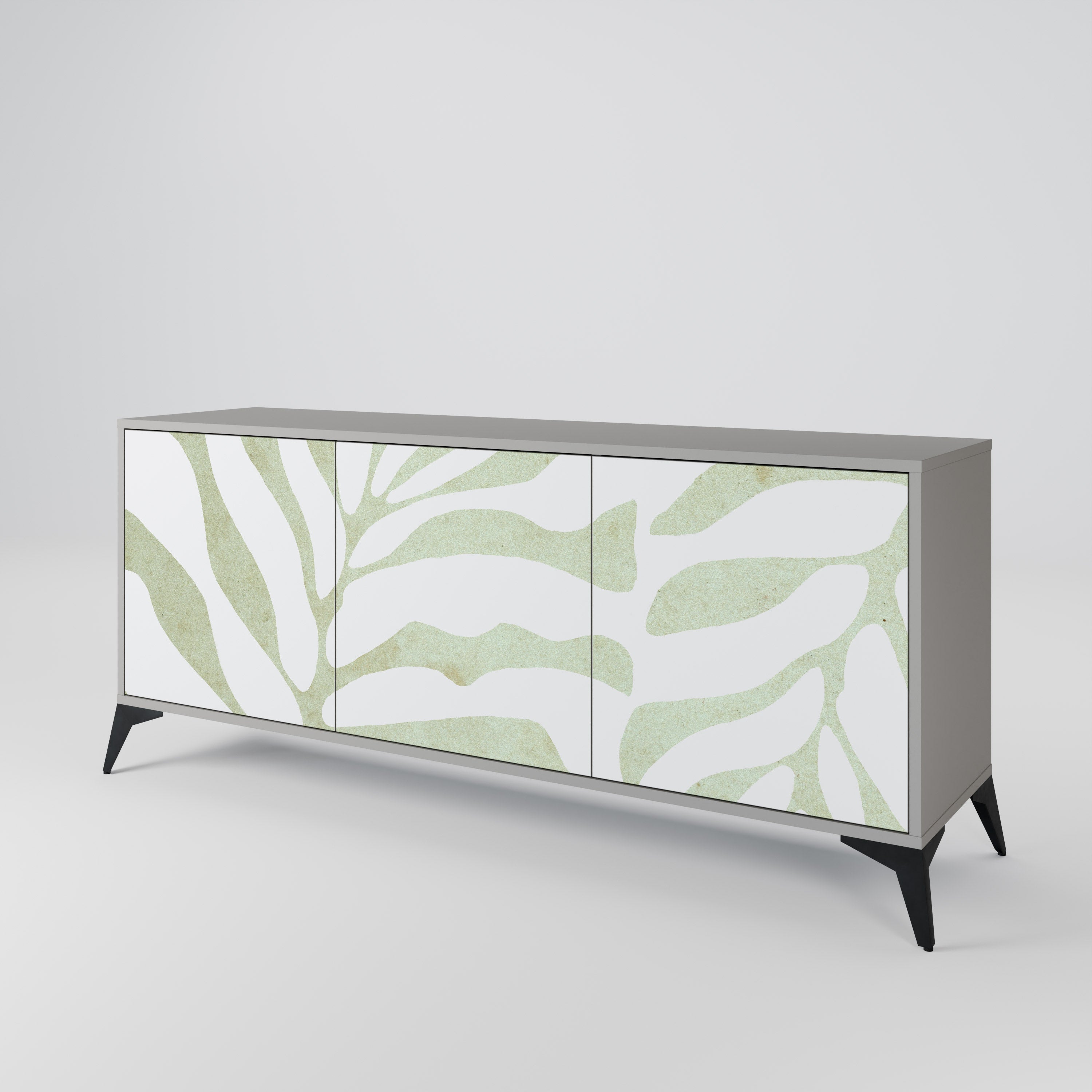 BOTANICAL SPARK Komoda 3-drzwiowa korpus Szary