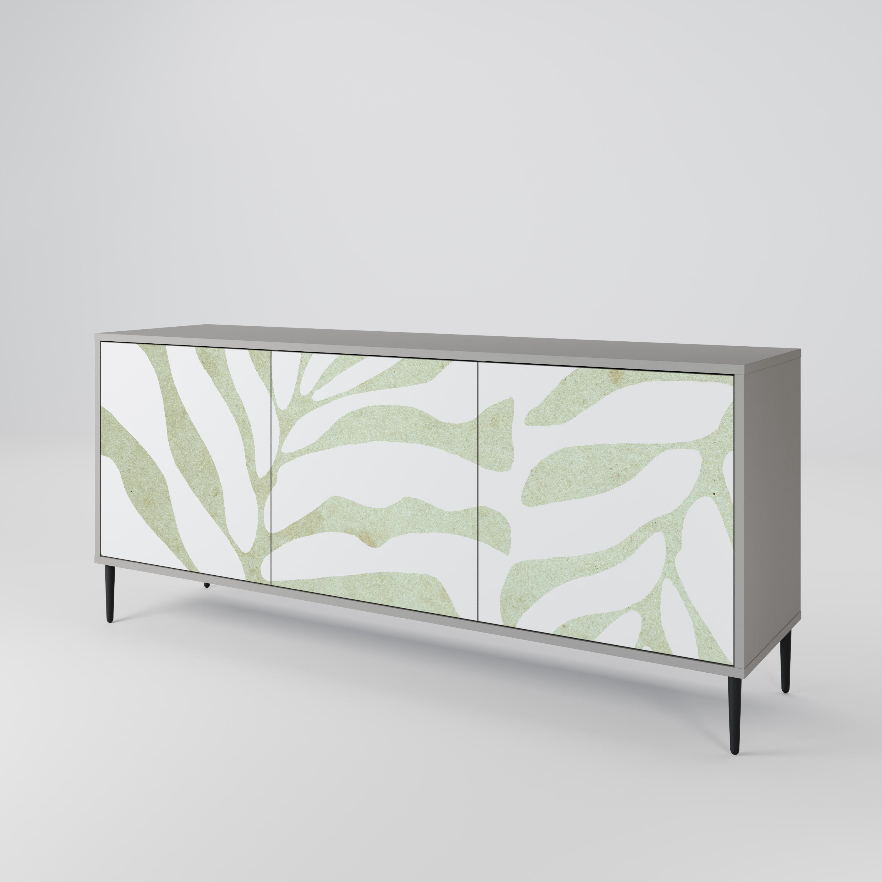 BOTANICAL SPARK Komoda 3-drzwiowa korpus Szary