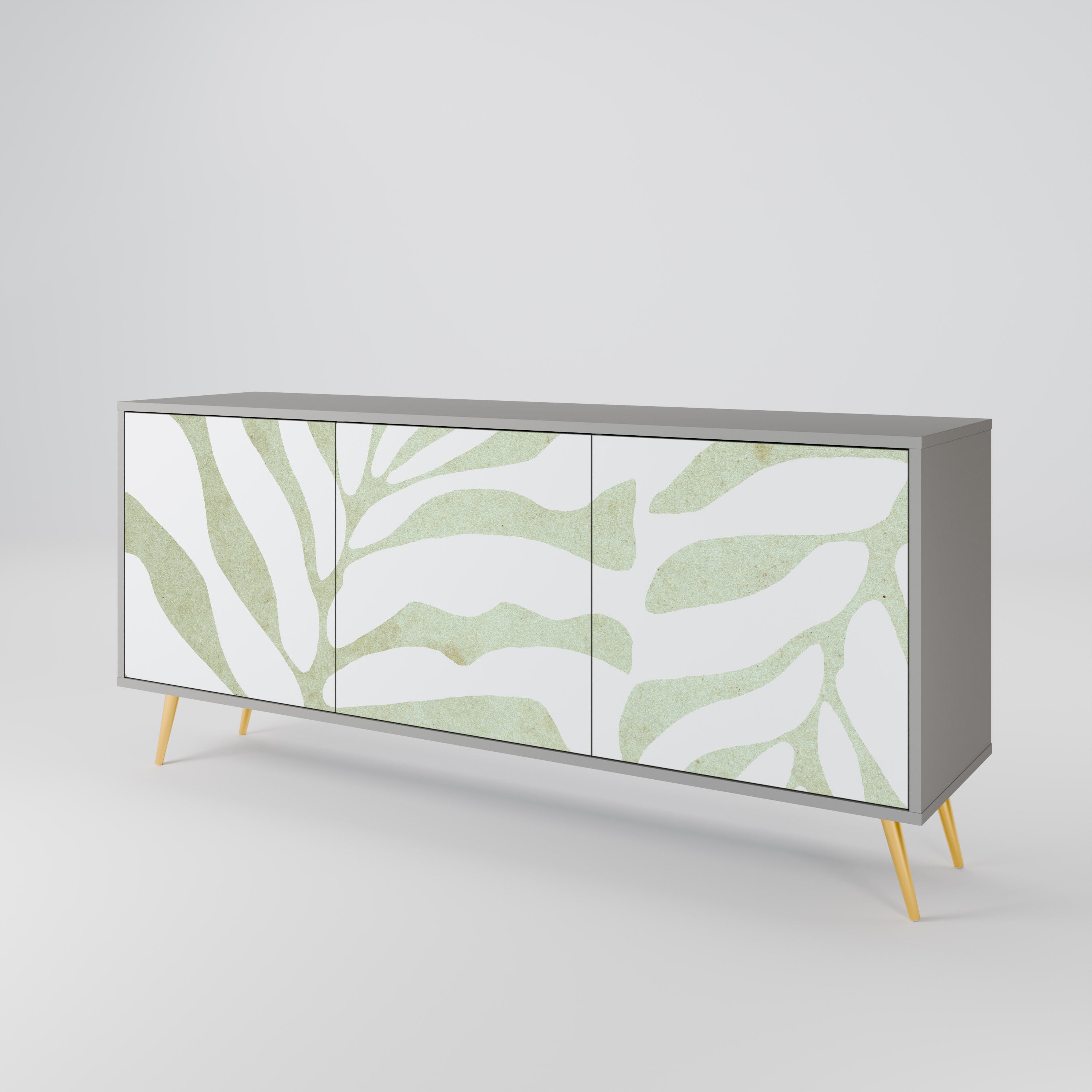 BOTANICAL SPARK Komoda 3-drzwiowa korpus Szary