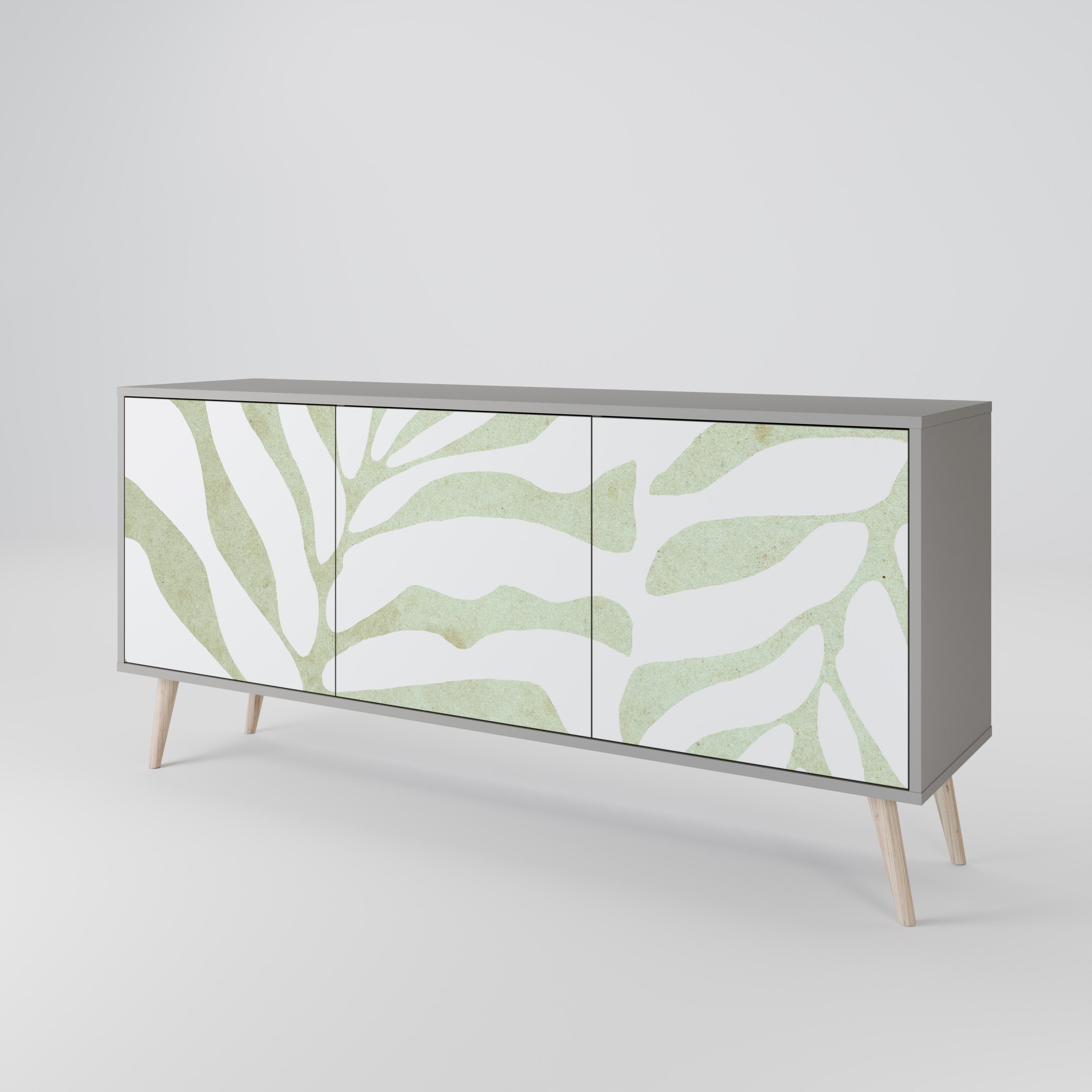 BOTANICAL SPARK Komoda 3-drzwiowa korpus Szary
