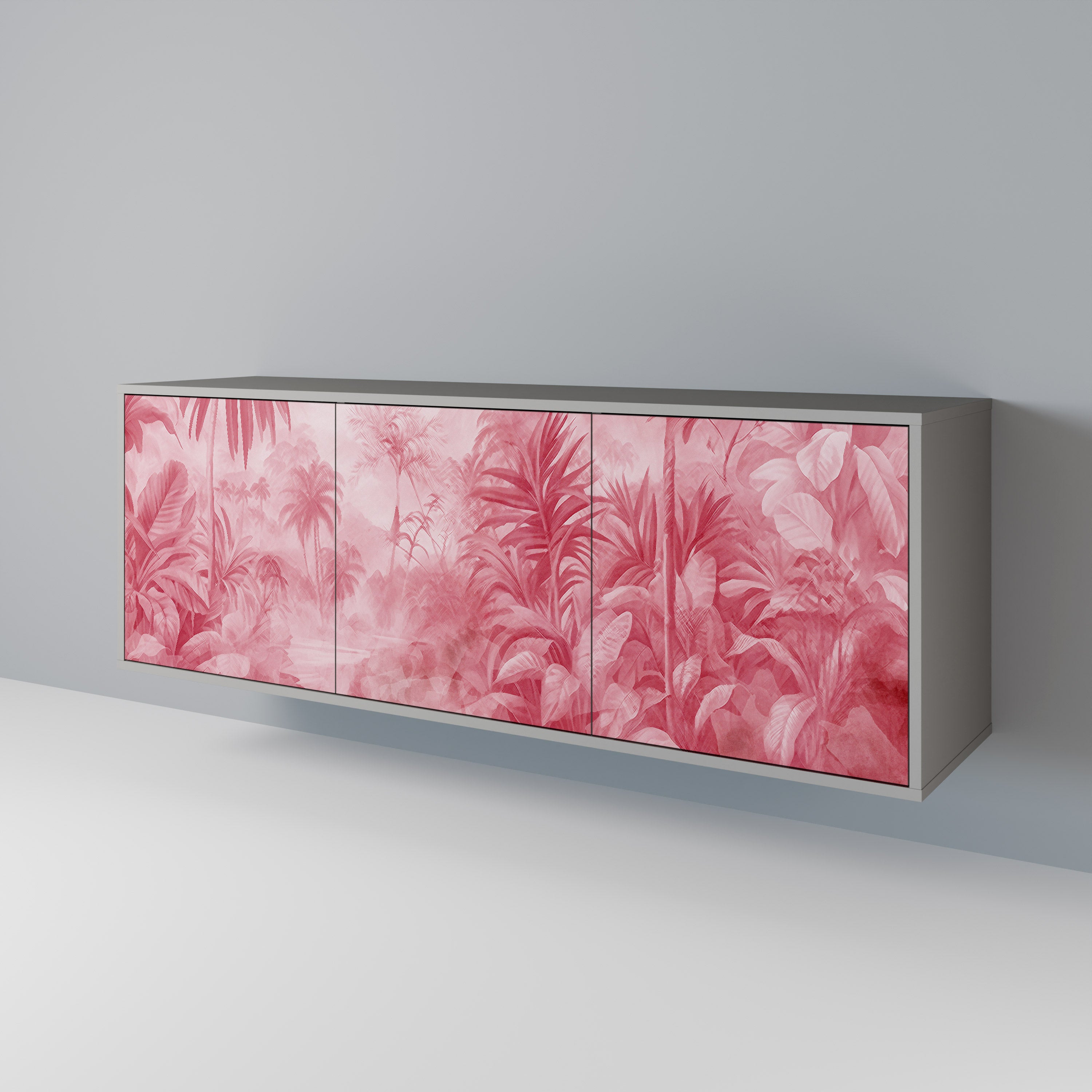 SWEET TROPICS Komoda 3-drzwiowa korpus Szary