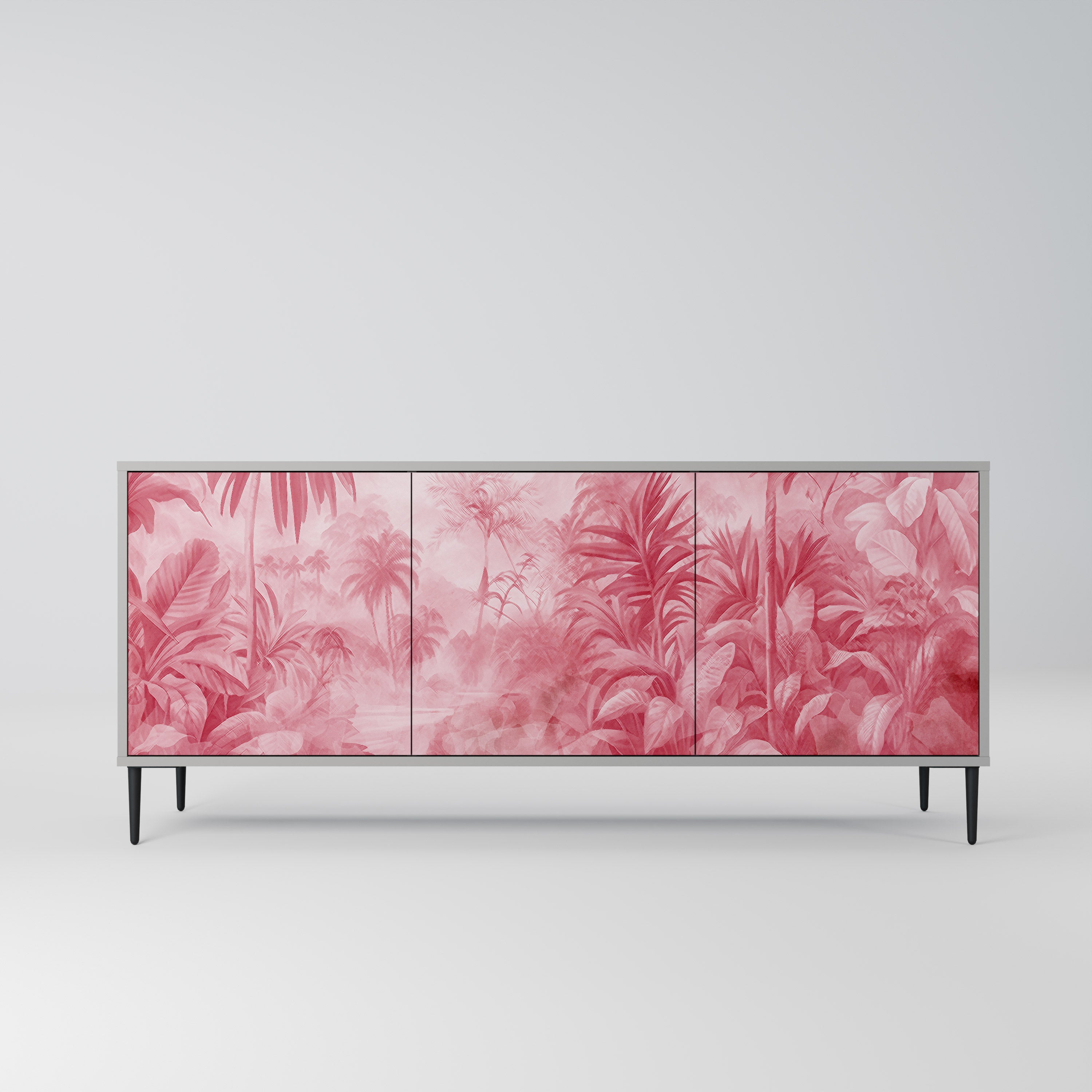 SWEET TROPICS Komoda 3-drzwiowa korpus Szary