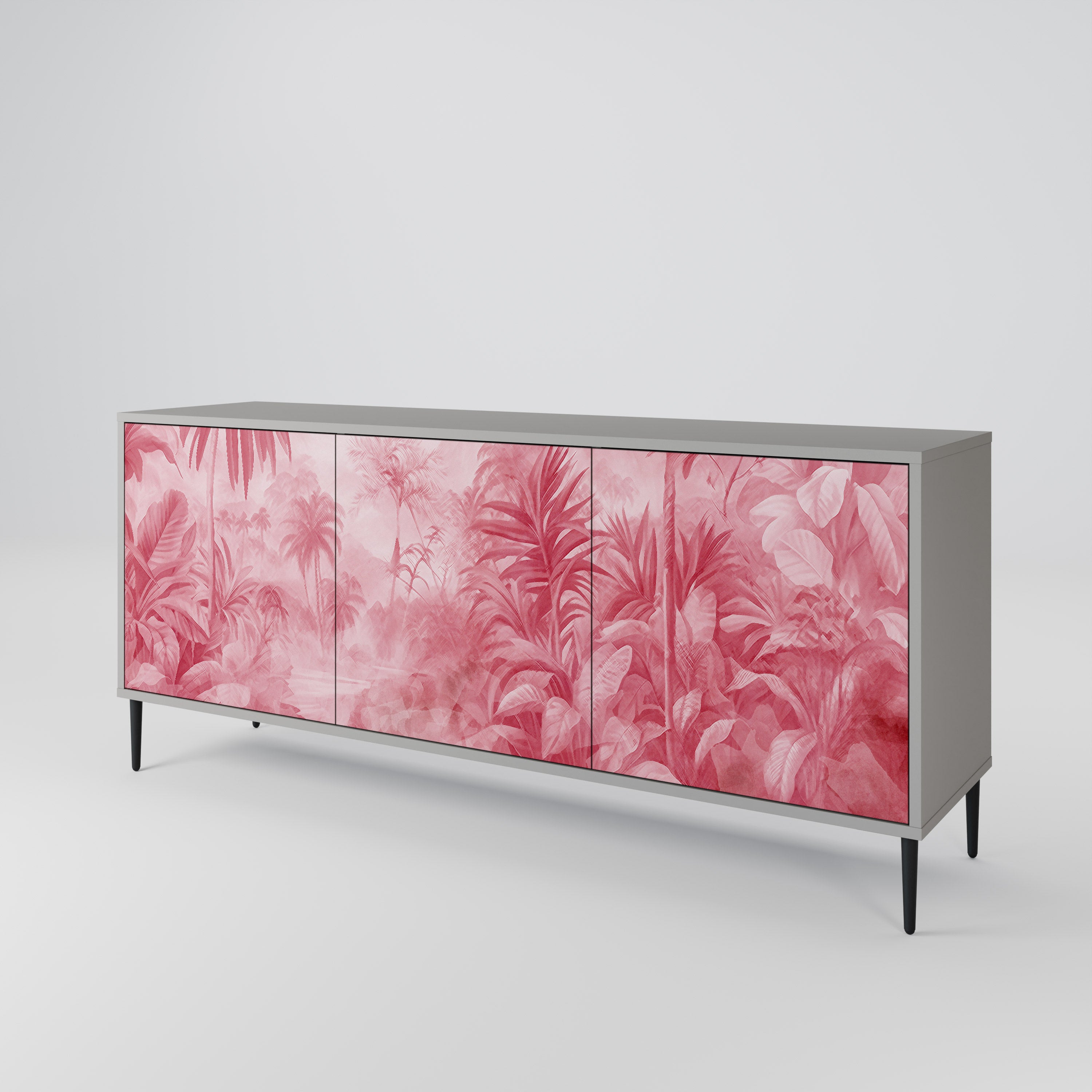 SWEET TROPICS Komoda 3-drzwiowa korpus Szary