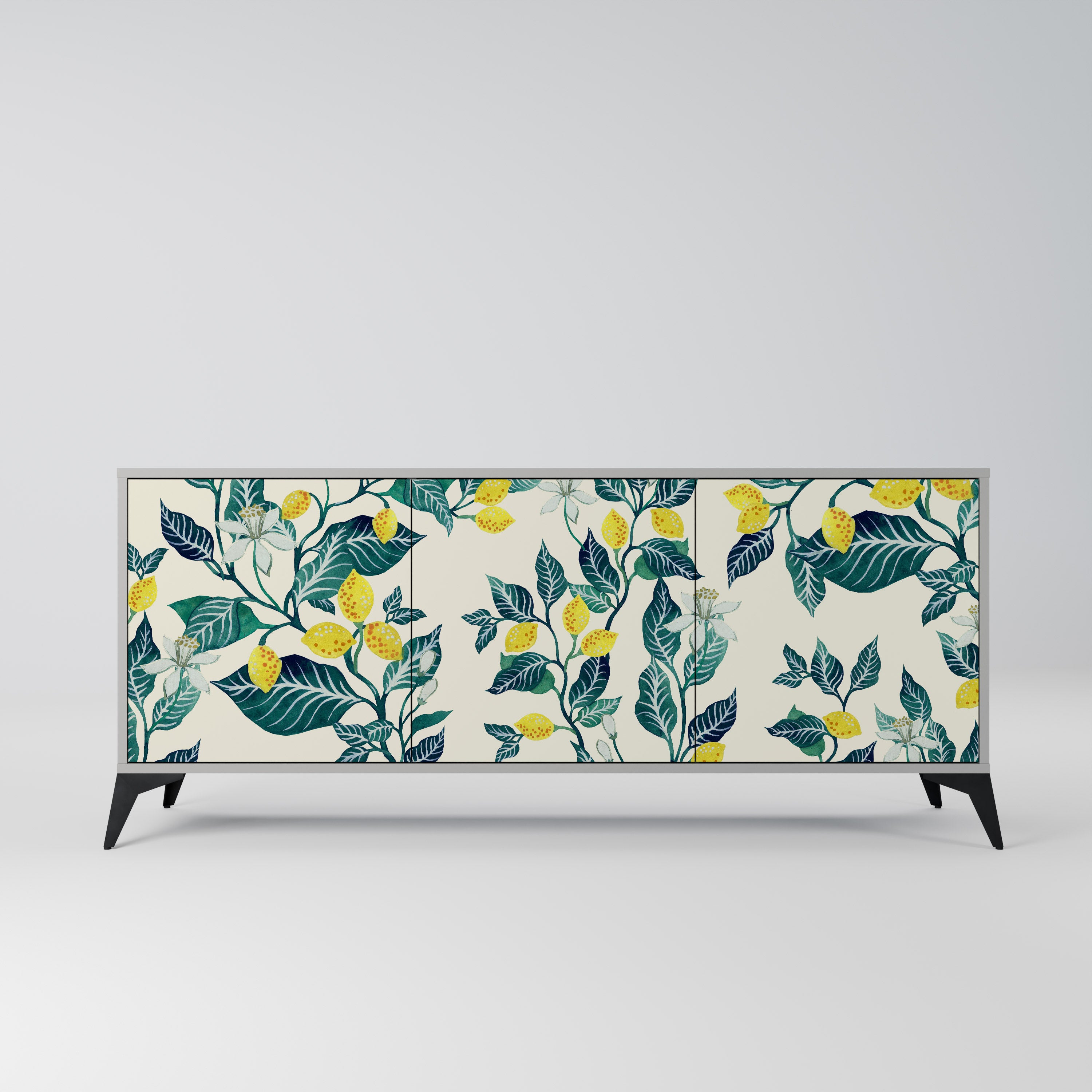 LEMON TREE Komoda 3-drzwiowa korpus Szary