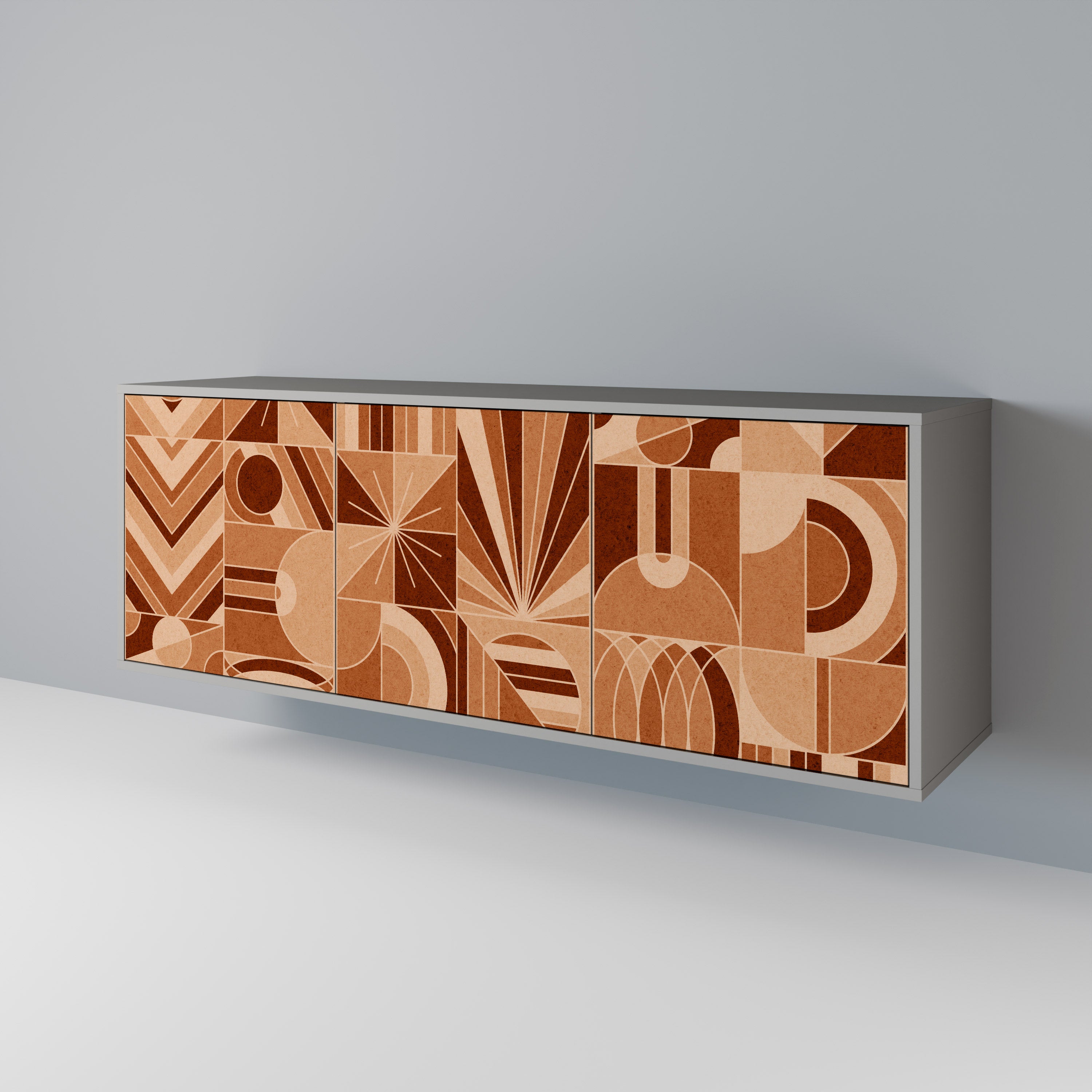 PRISM MOSAIC Komoda 3-drzwiowa korpus Szary