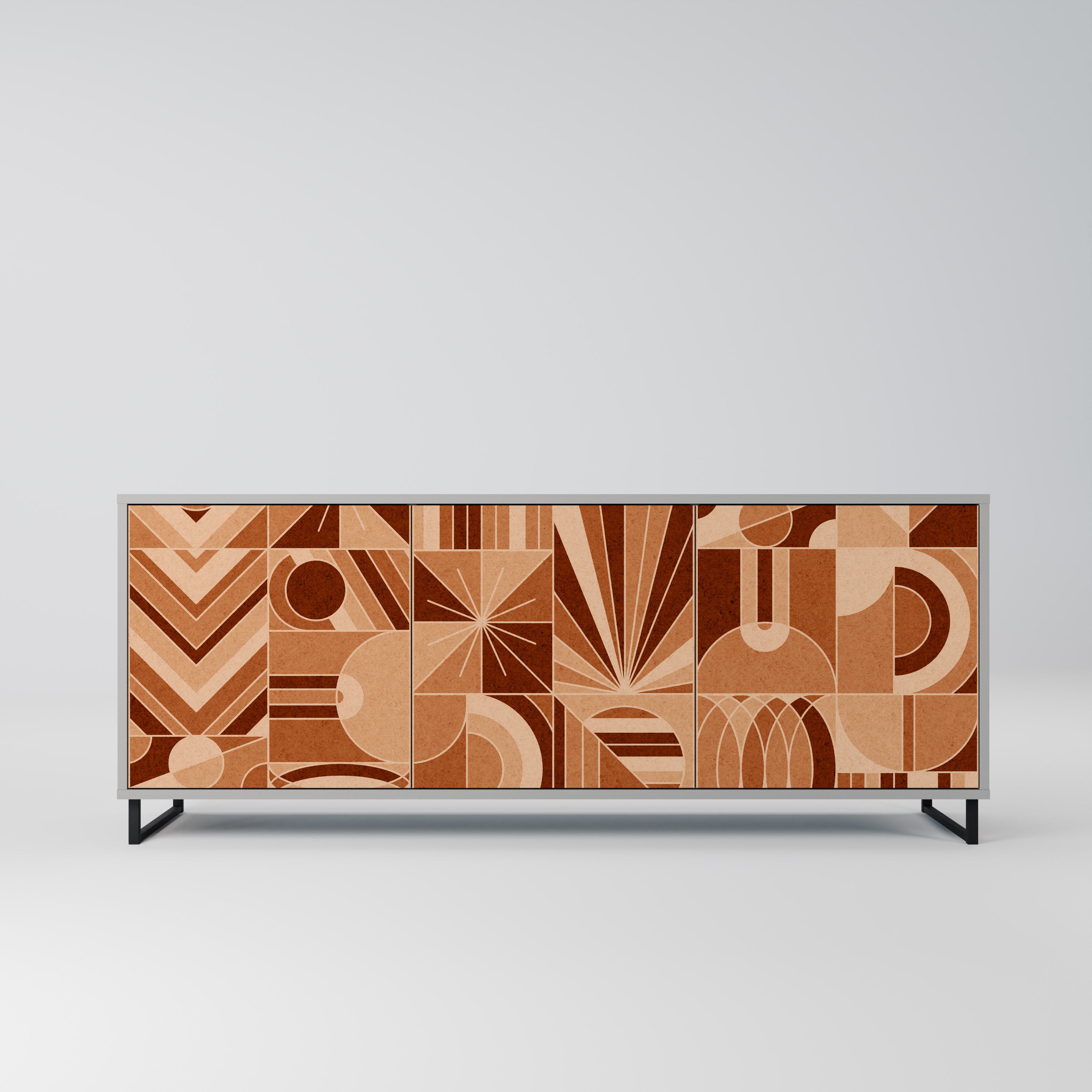 PRISM MOSAIC Komoda 3-drzwiowa korpus Szary