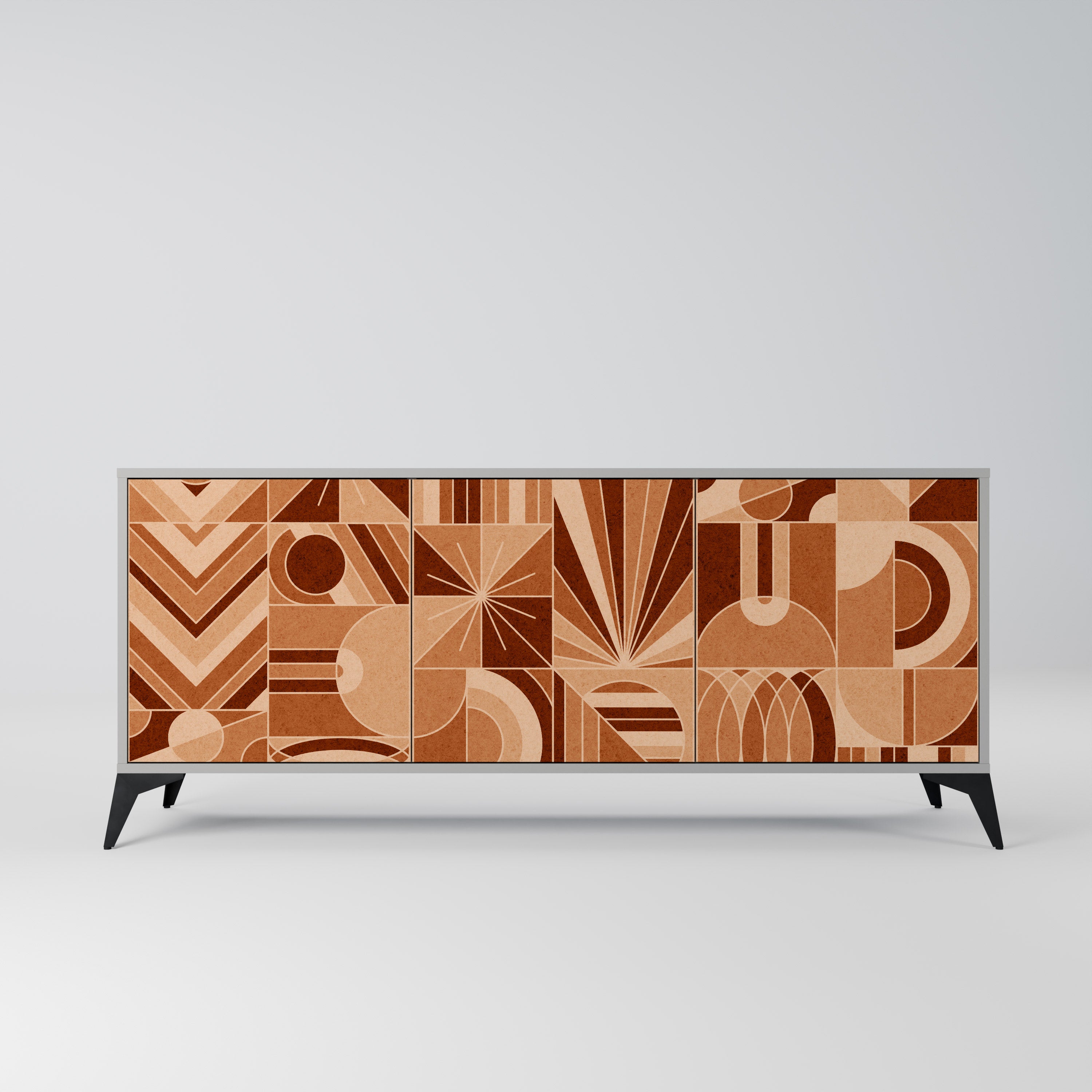 PRISM MOSAIC Komoda 3-drzwiowa korpus Szary