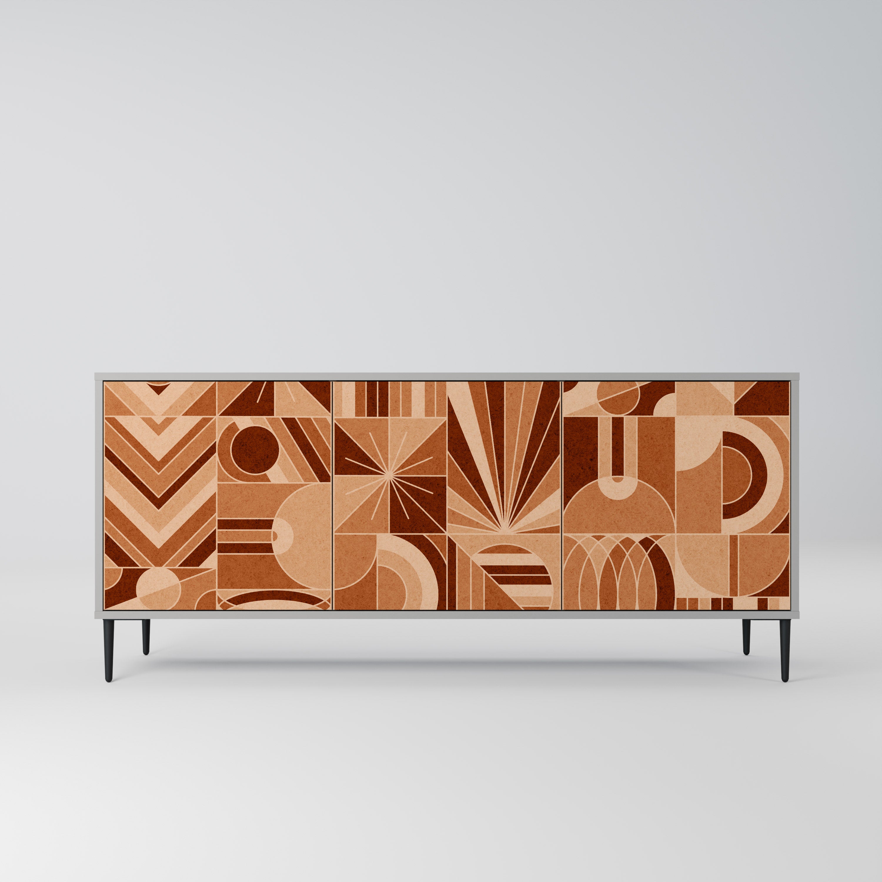 PRISM MOSAIC Komoda 3-drzwiowa korpus Szary