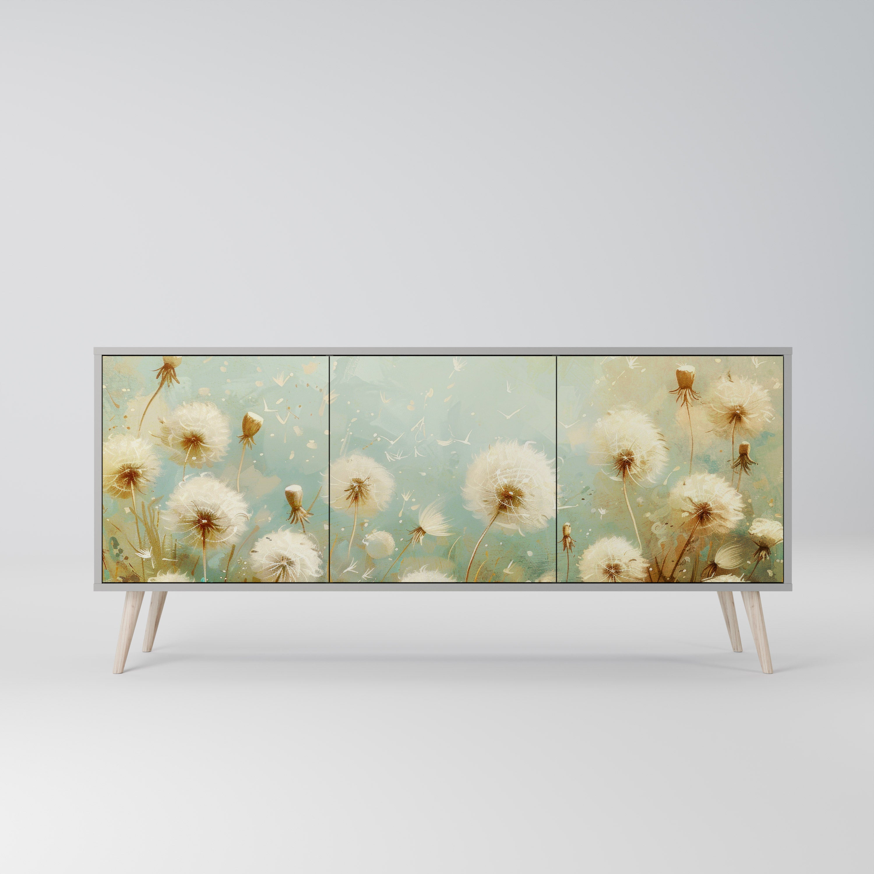 DREAMY MEADOW Komoda 3-drzwiowa korpus Szary