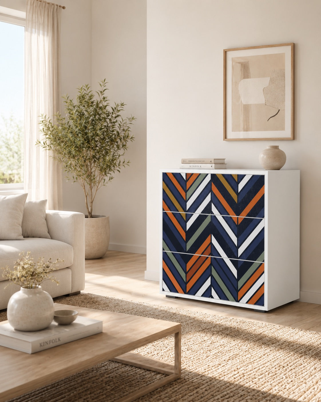 VIBRANT PATCHWORK Komoda z szufladami