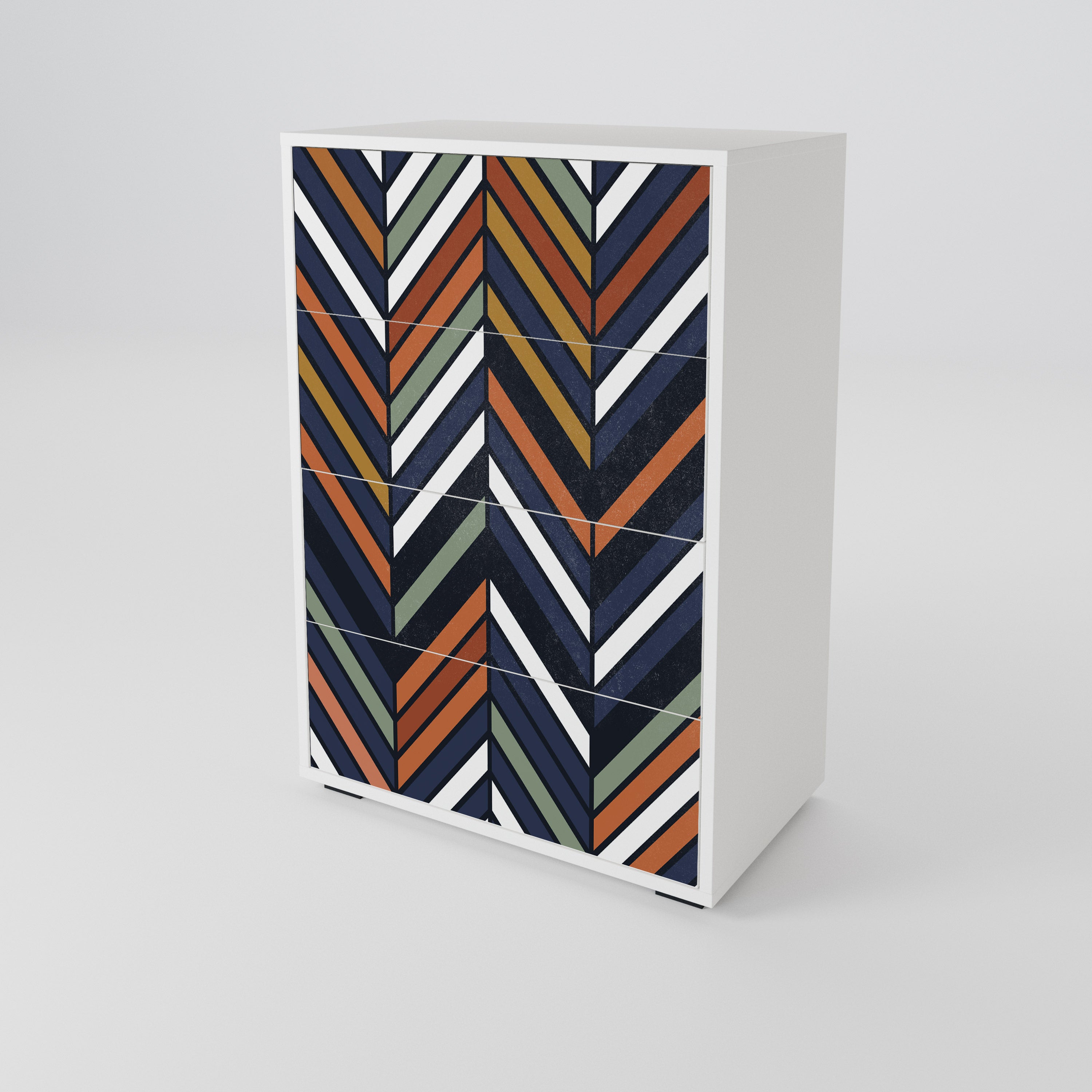 VIBRANT PATCHWORK Komoda z szufladami