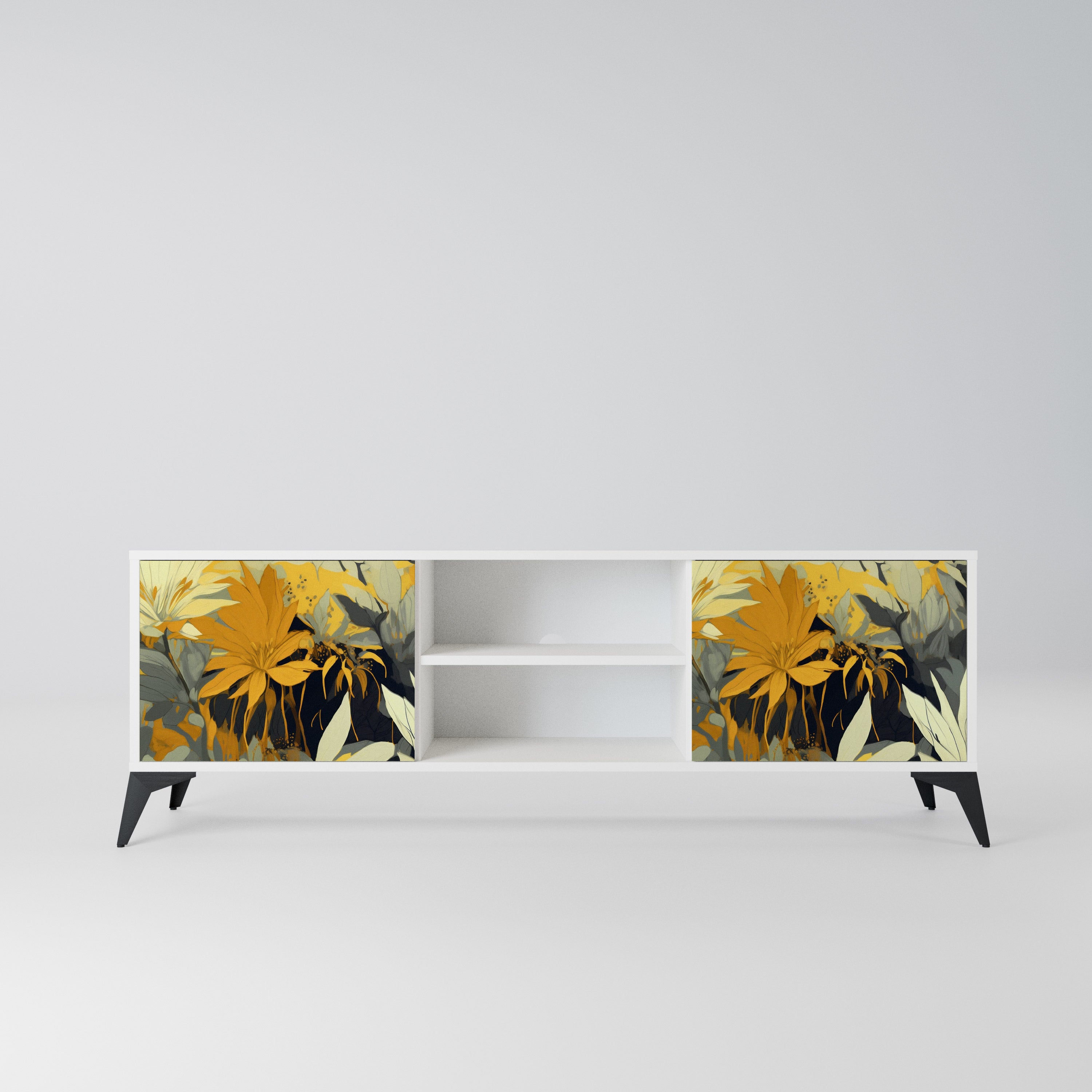 SUNKISSED LILY Szafka RTV 2-drzwiowa korpus Biały