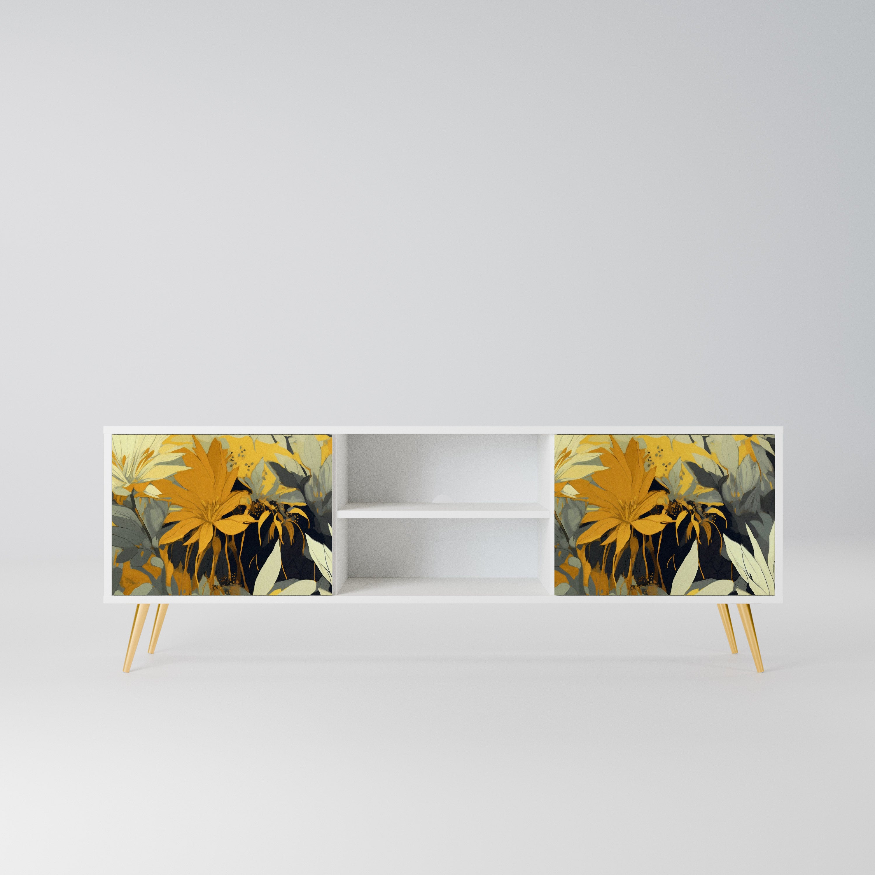SUNKISSED LILY Szafka RTV 2-drzwiowa korpus Biały