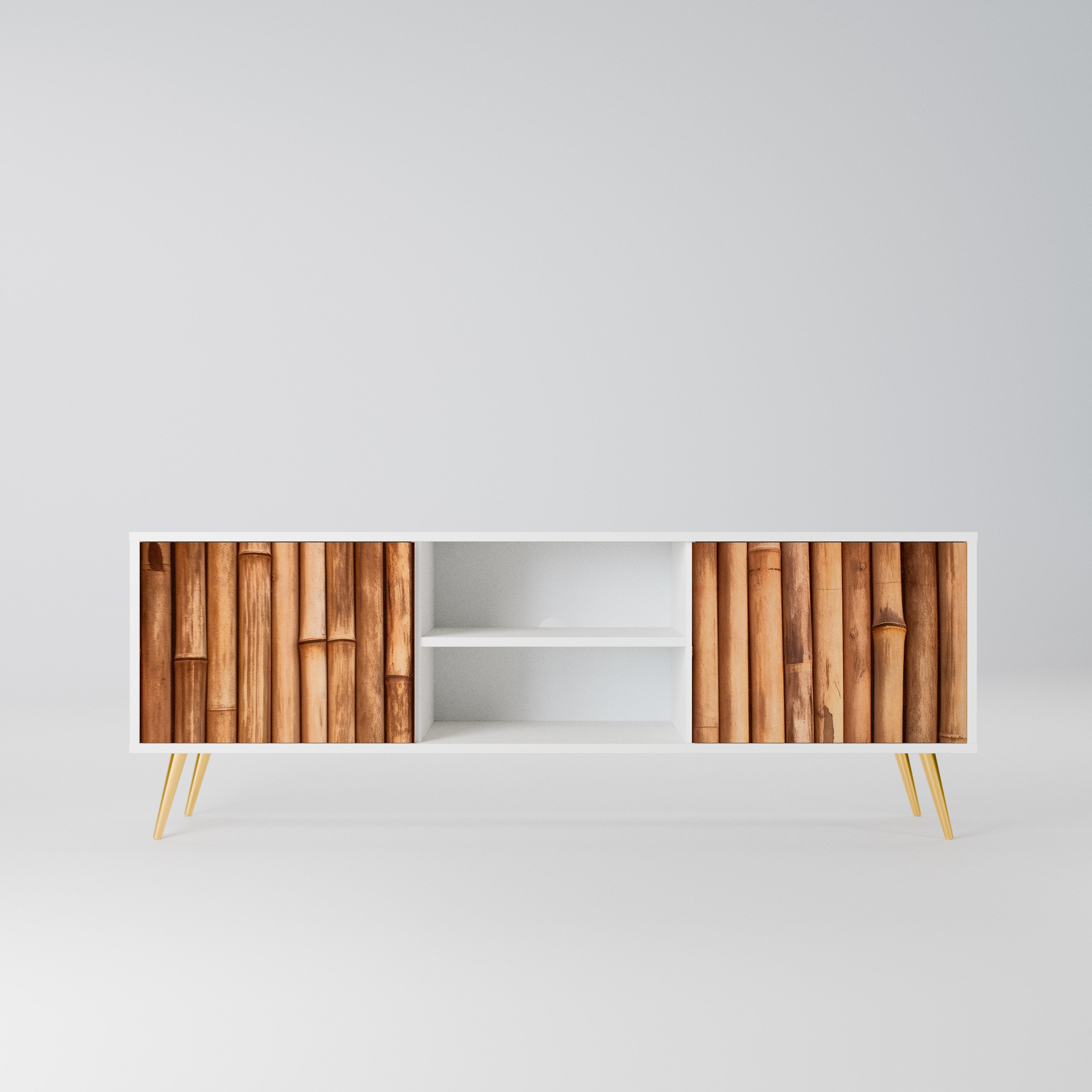 NATURAL WOOD Szafka RTV 2-drzwiowa korpus Biały